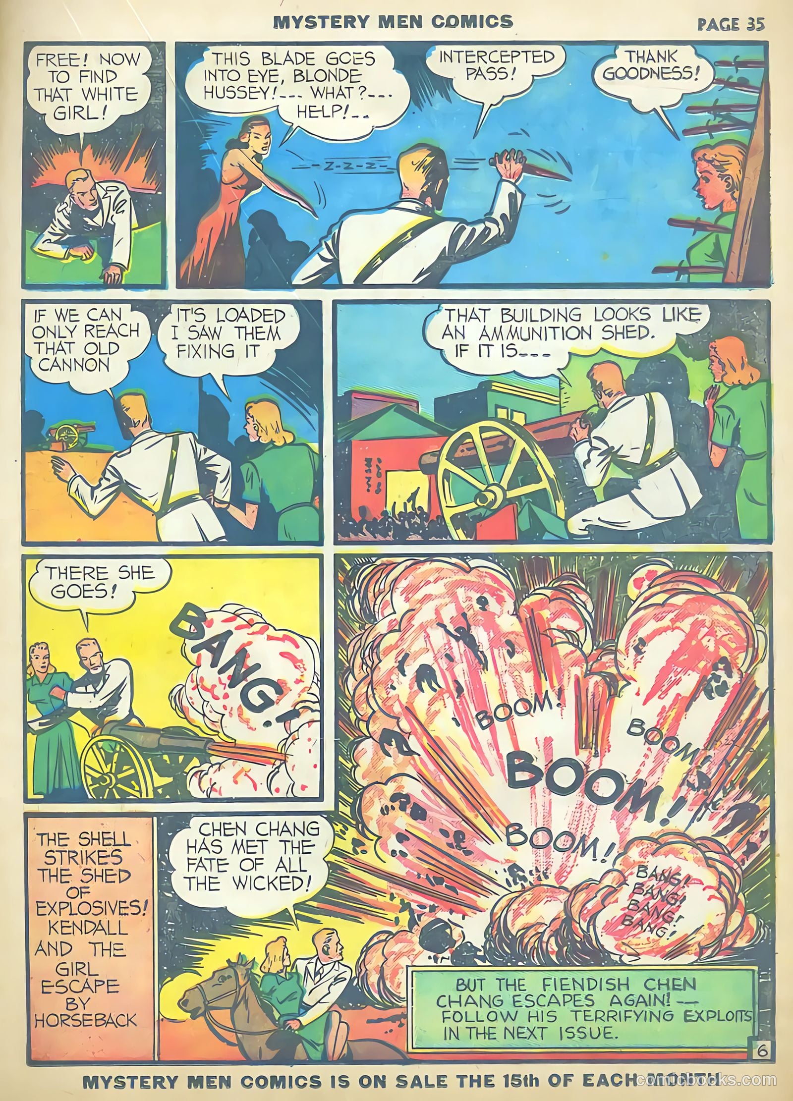 Mystery Men Comics #12 (1940) — page 37 of 68