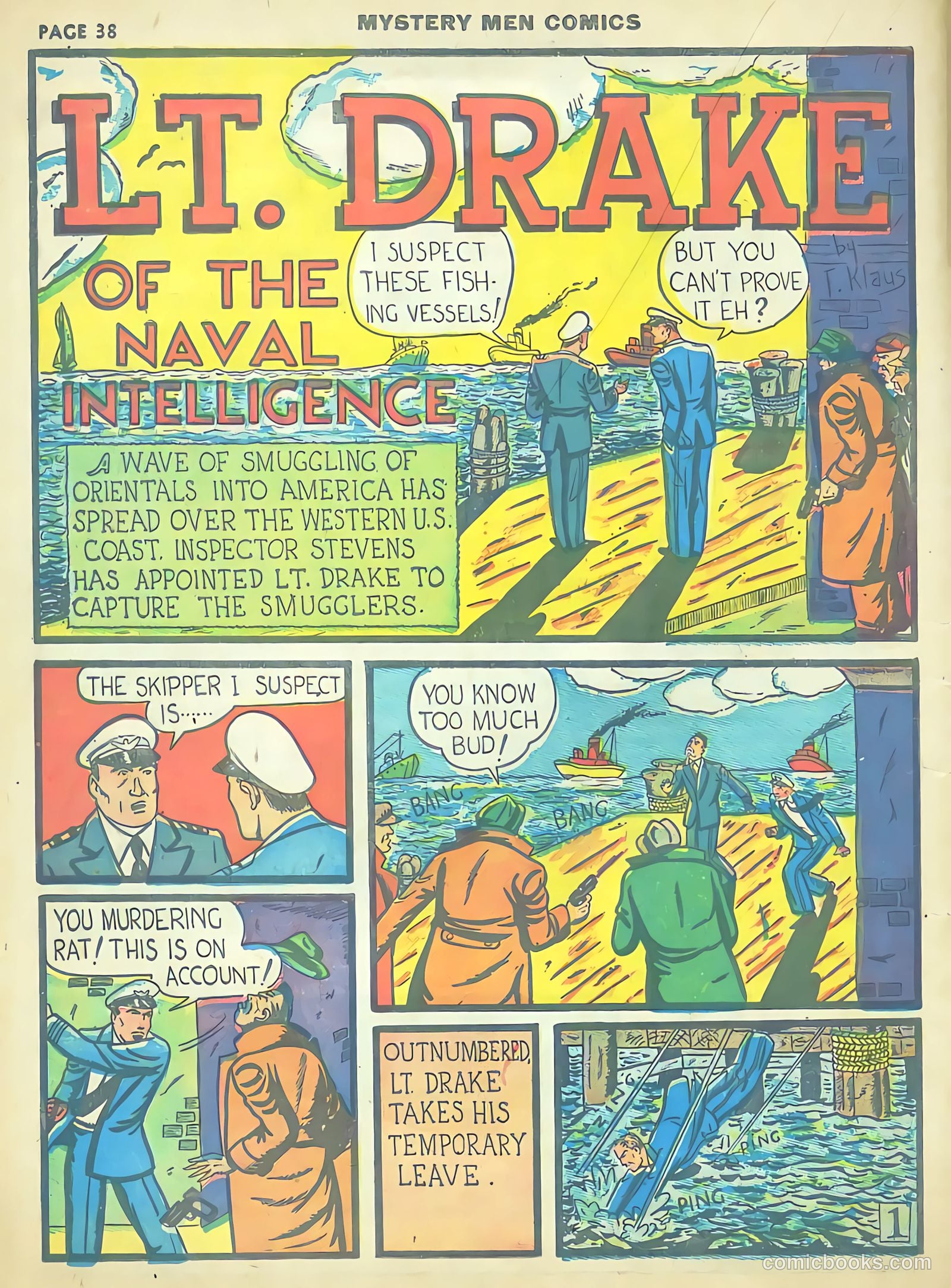 Mystery Men Comics #12 (1940) — page 40 of 68