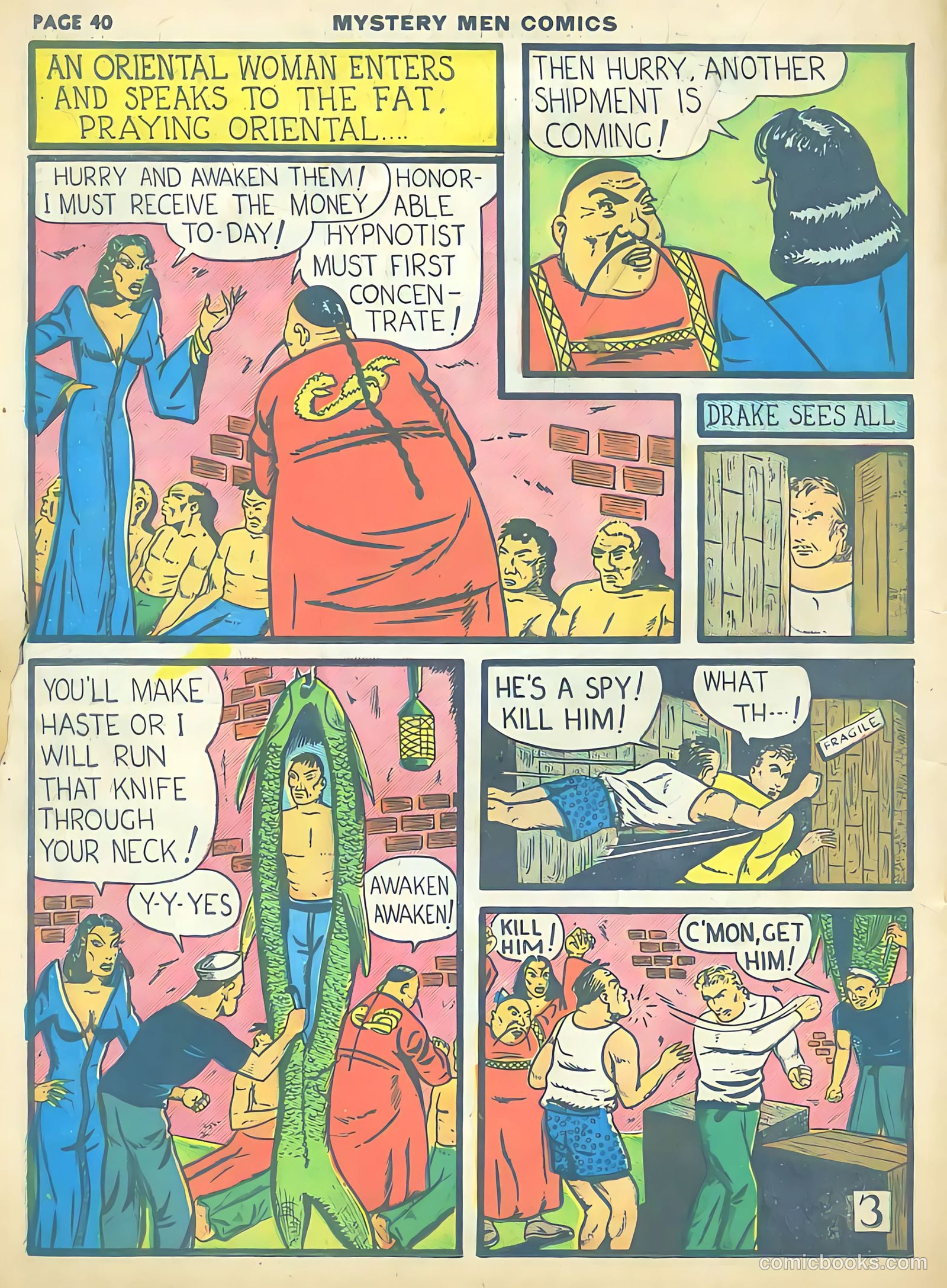 Mystery Men Comics #12 (1940) — page 42 of 68