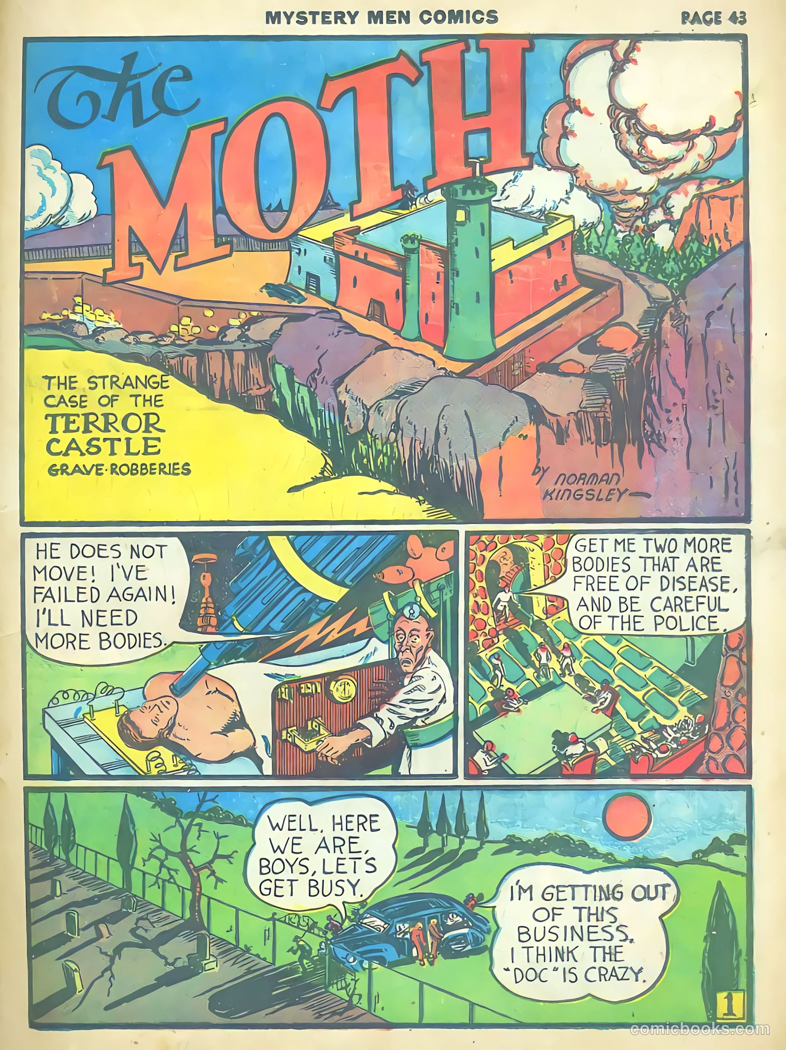 Mystery Men Comics #12 (1940) — page 45 of 68