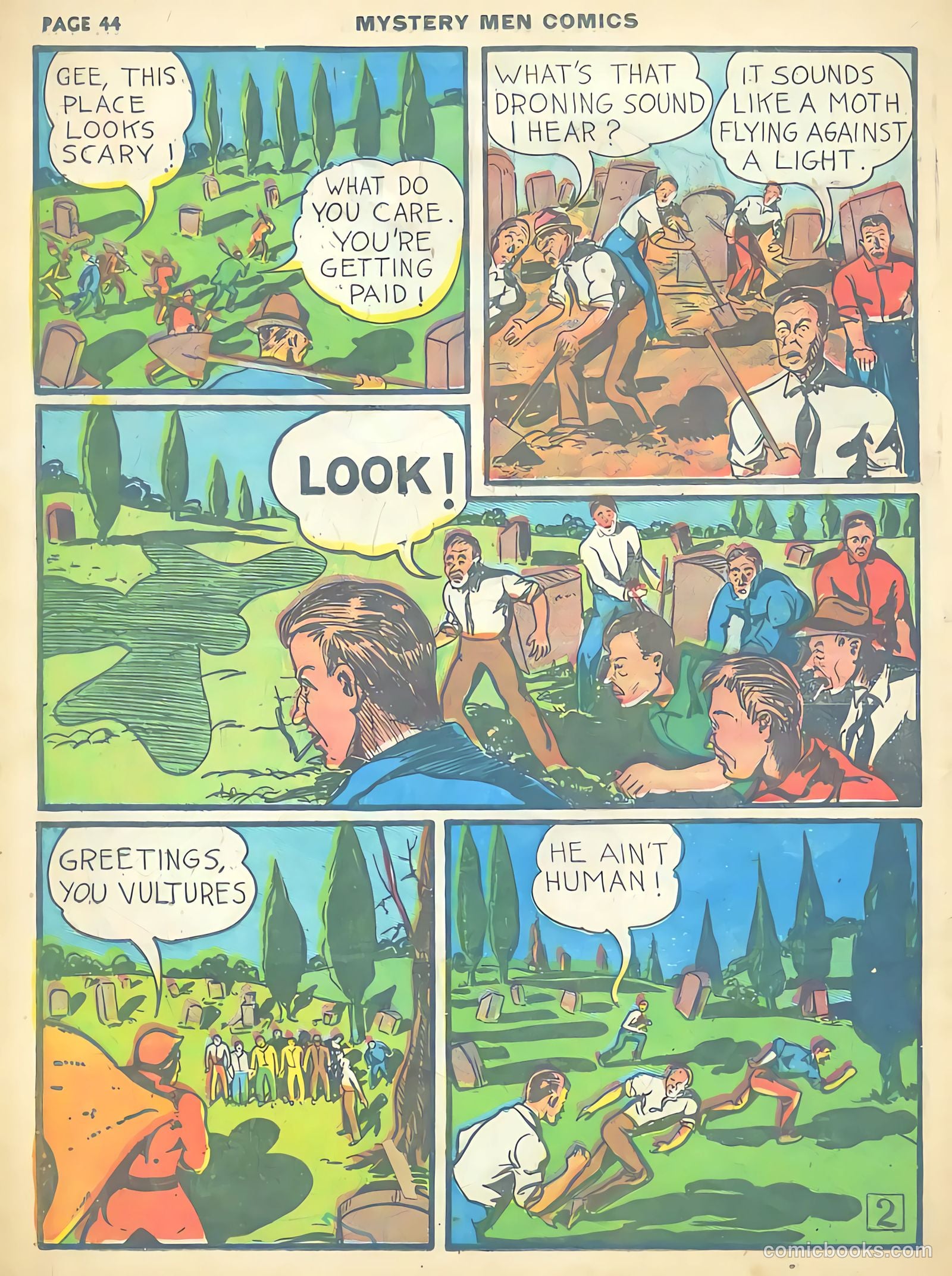 Mystery Men Comics #12 (1940) — page 46 of 68