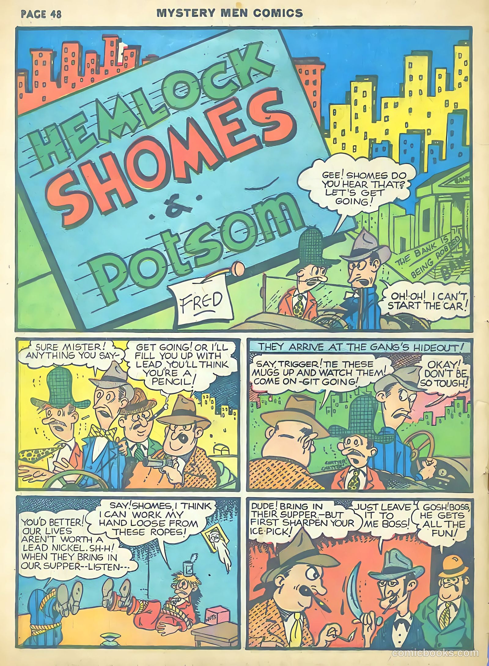 Mystery Men Comics #12 (1940) — page 50 of 68