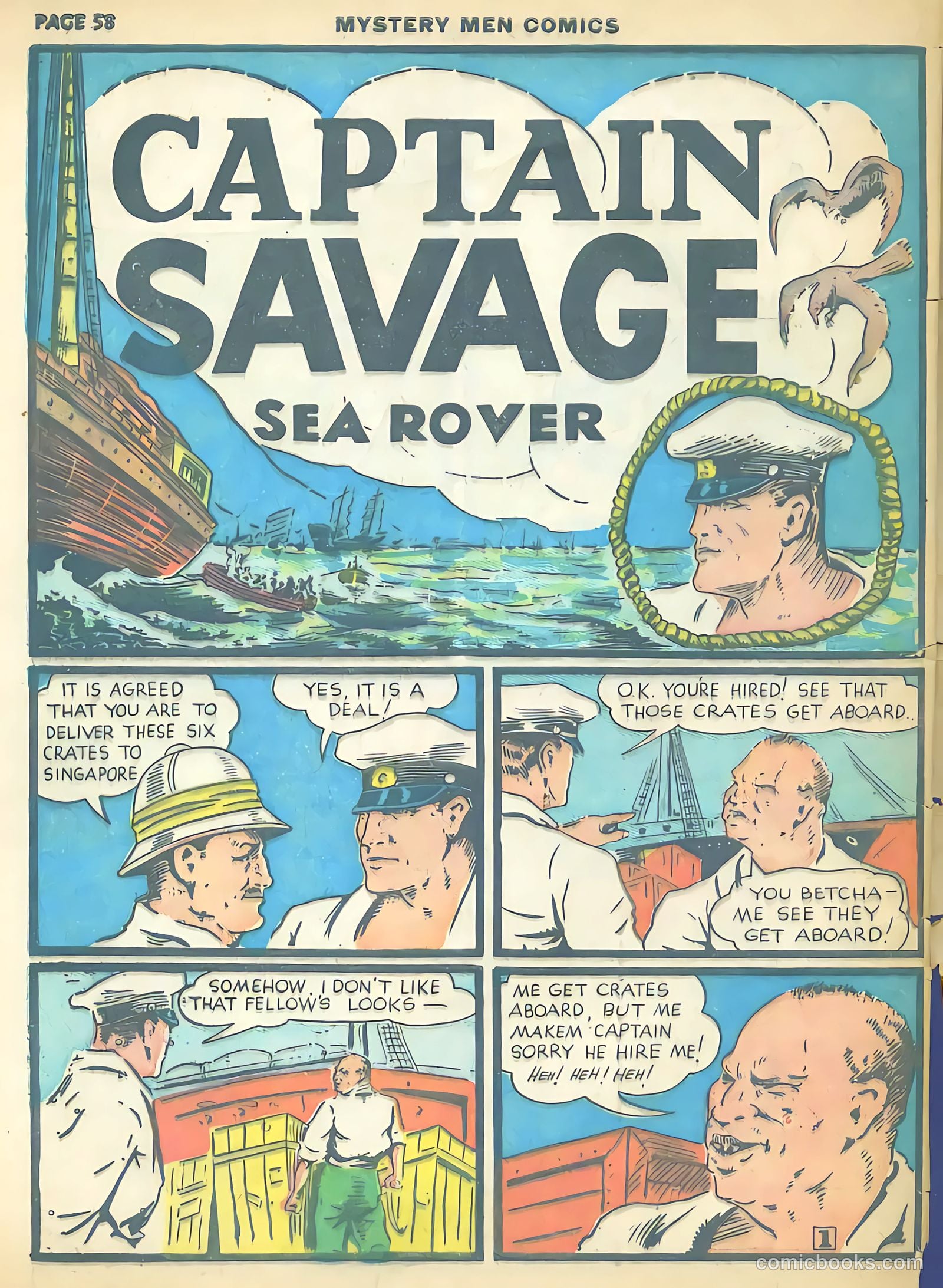 Mystery Men Comics #12 (1940) — page 60 of 68