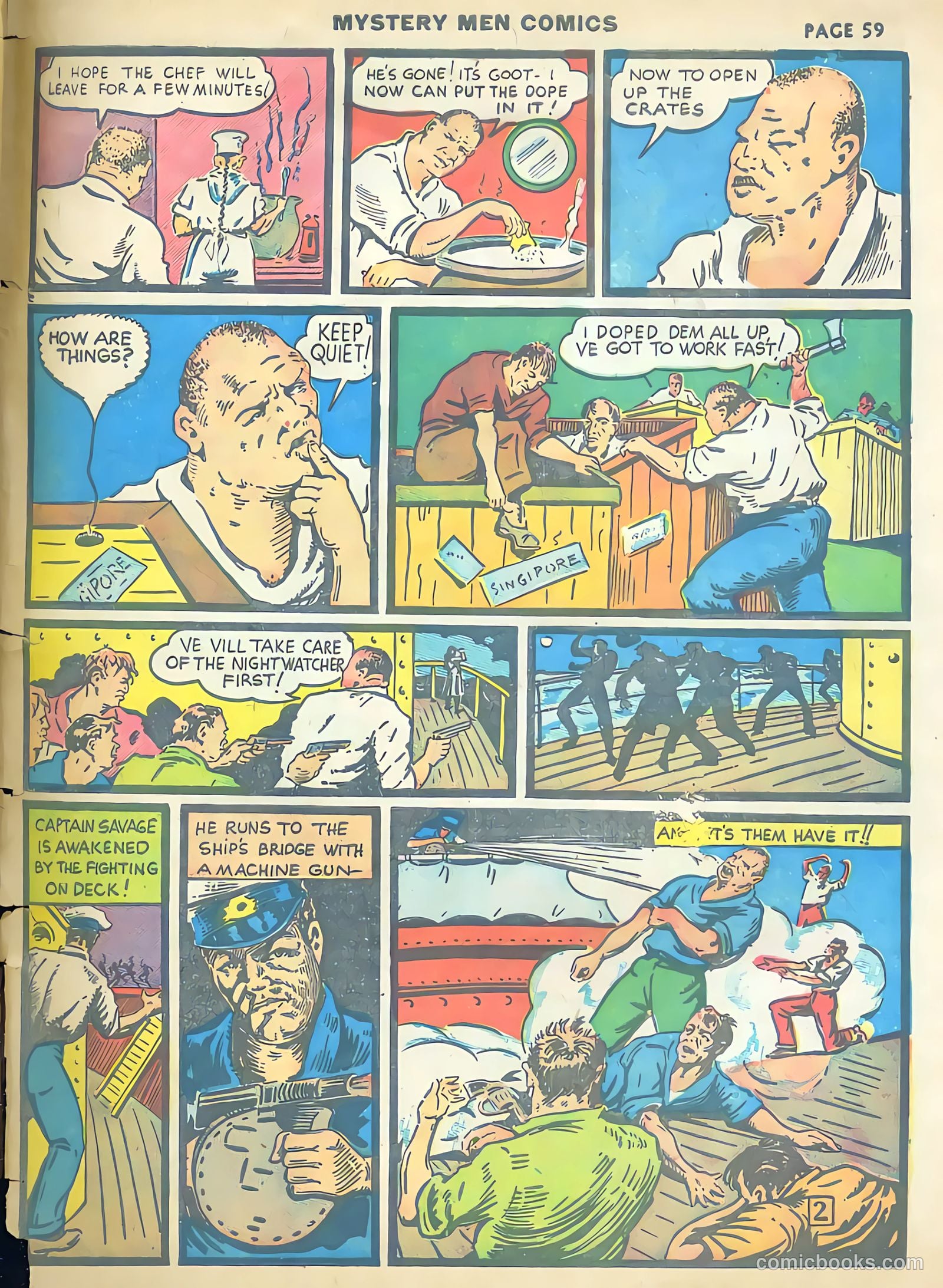 Mystery Men Comics #12 (1940) — page 61 of 68