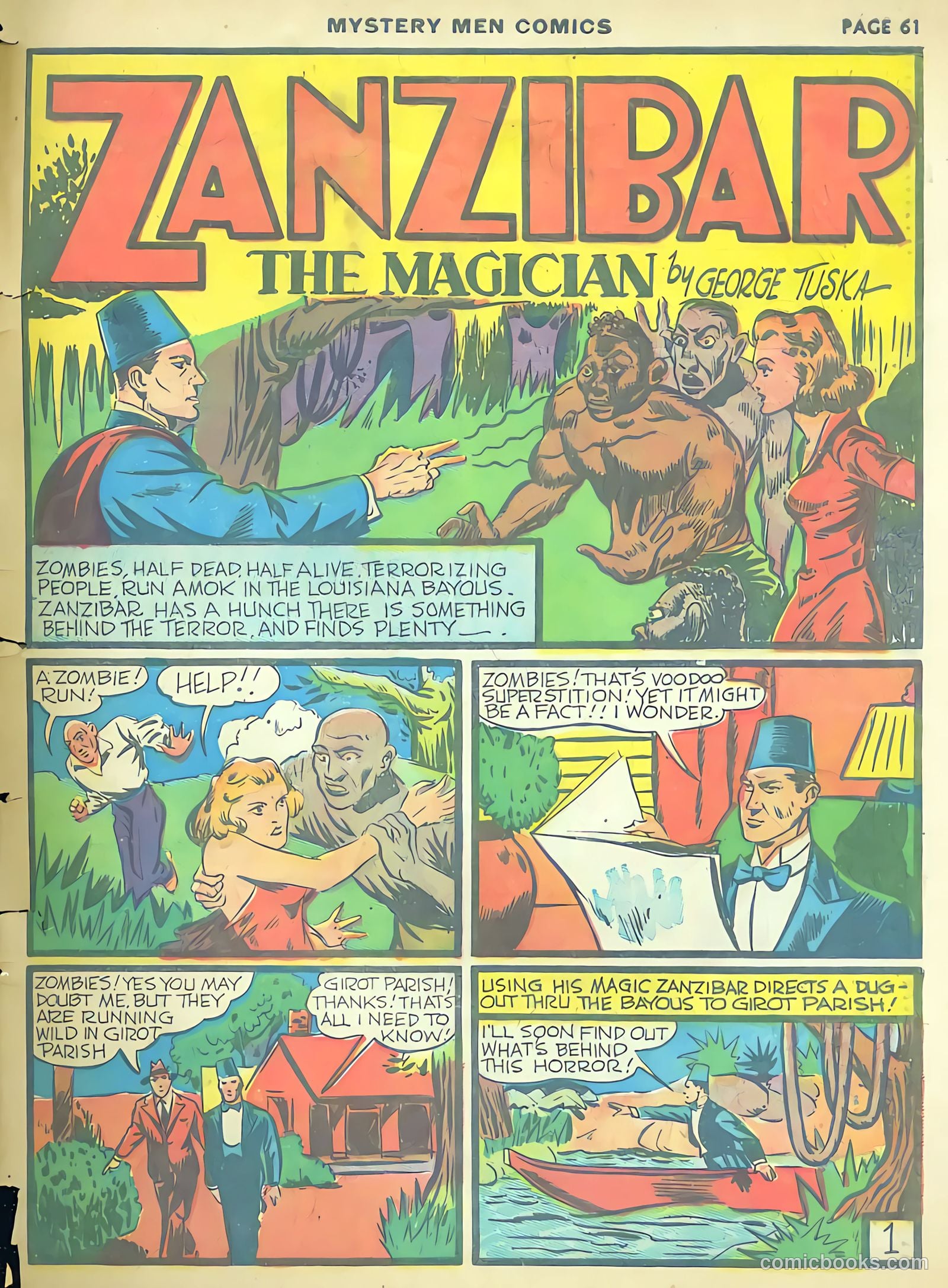 Mystery Men Comics #12 (1940) — page 63 of 68