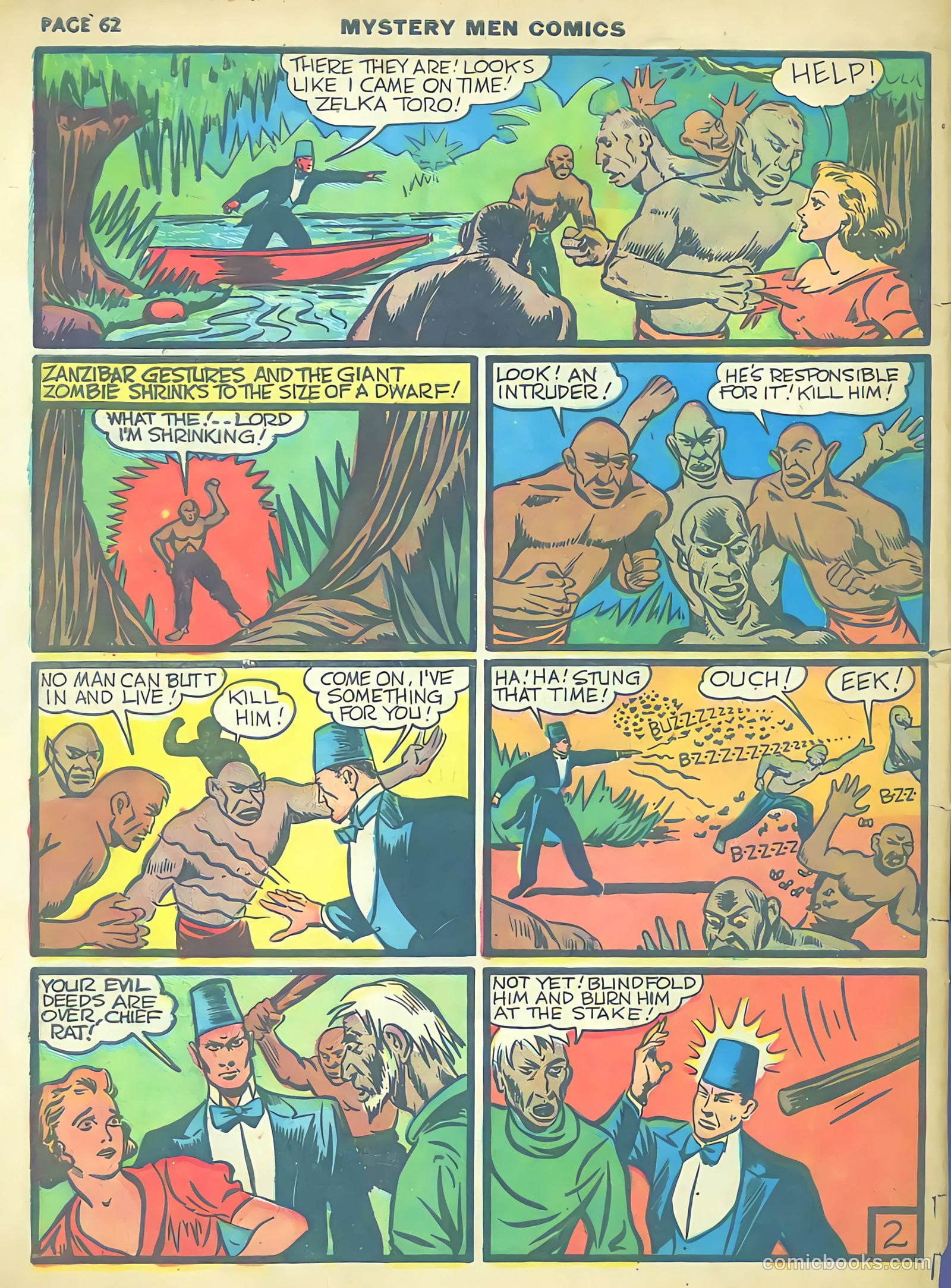 Mystery Men Comics #12 (1940) — page 64 of 68