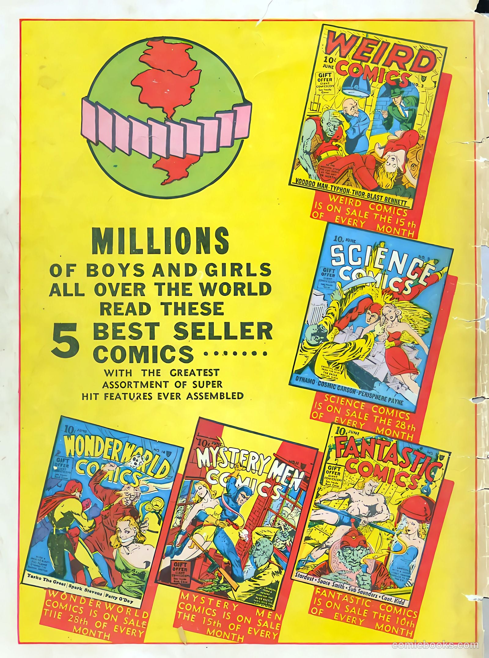Mystery Men Comics #12 (1940) — page 68 of 68