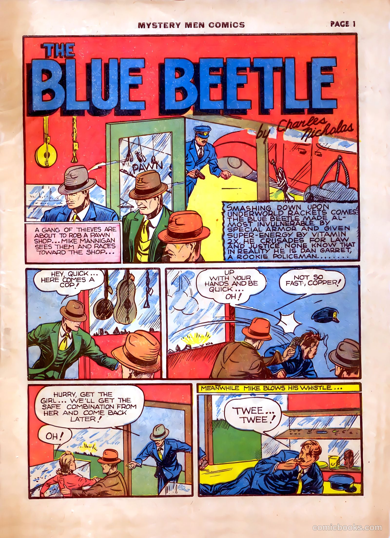 Mystery Men Comics #13 (1940) — page 5 of 68