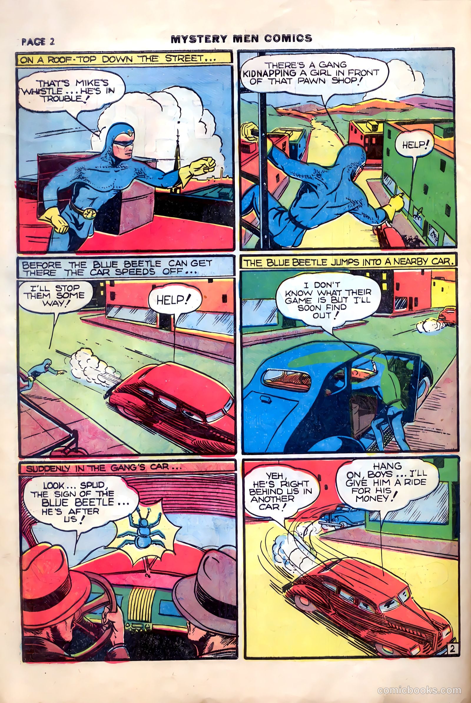Mystery Men Comics #13 (1940) — page 6 of 68
