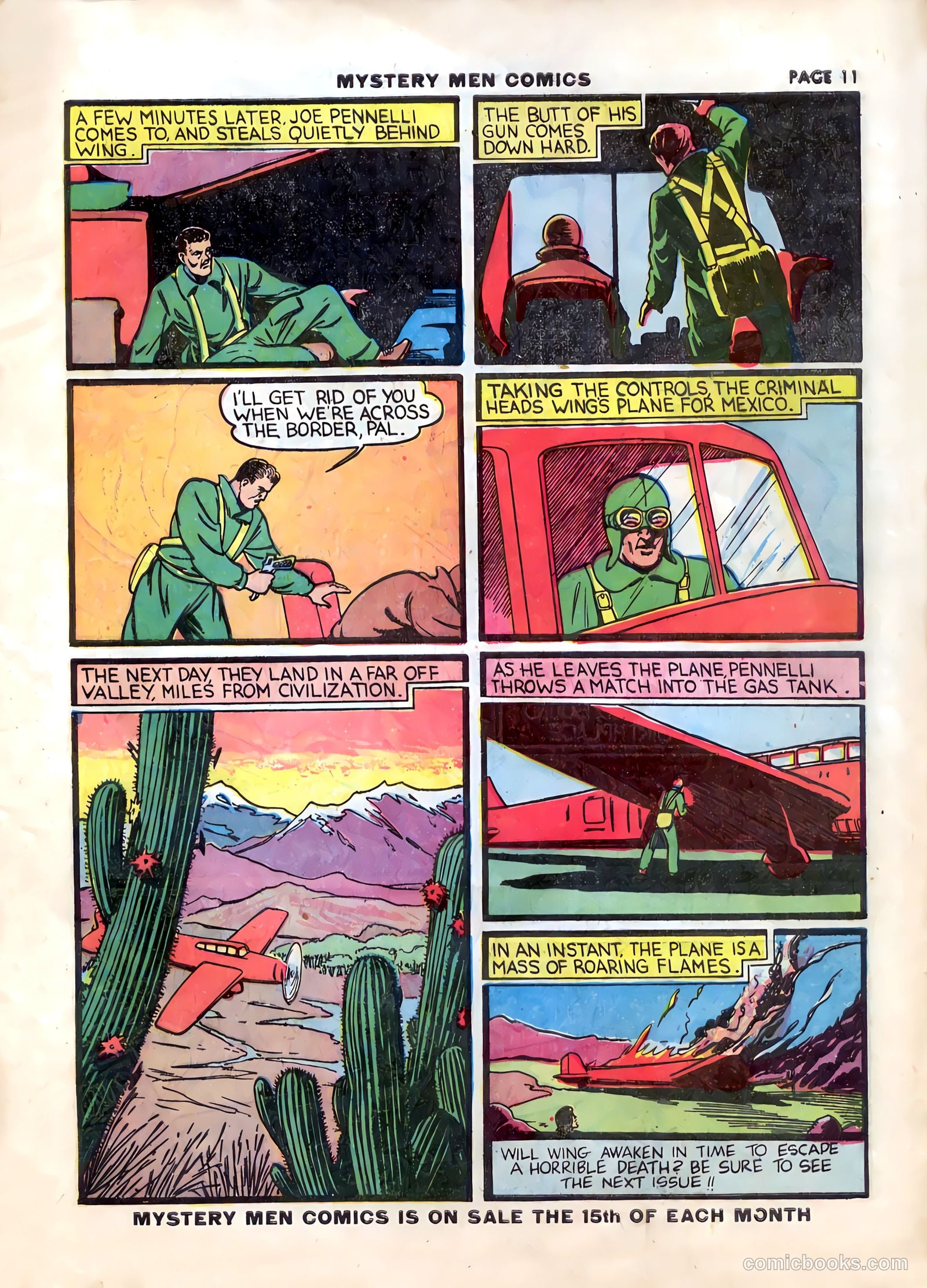 Mystery Men Comics #13 (1940) — page 15 of 68