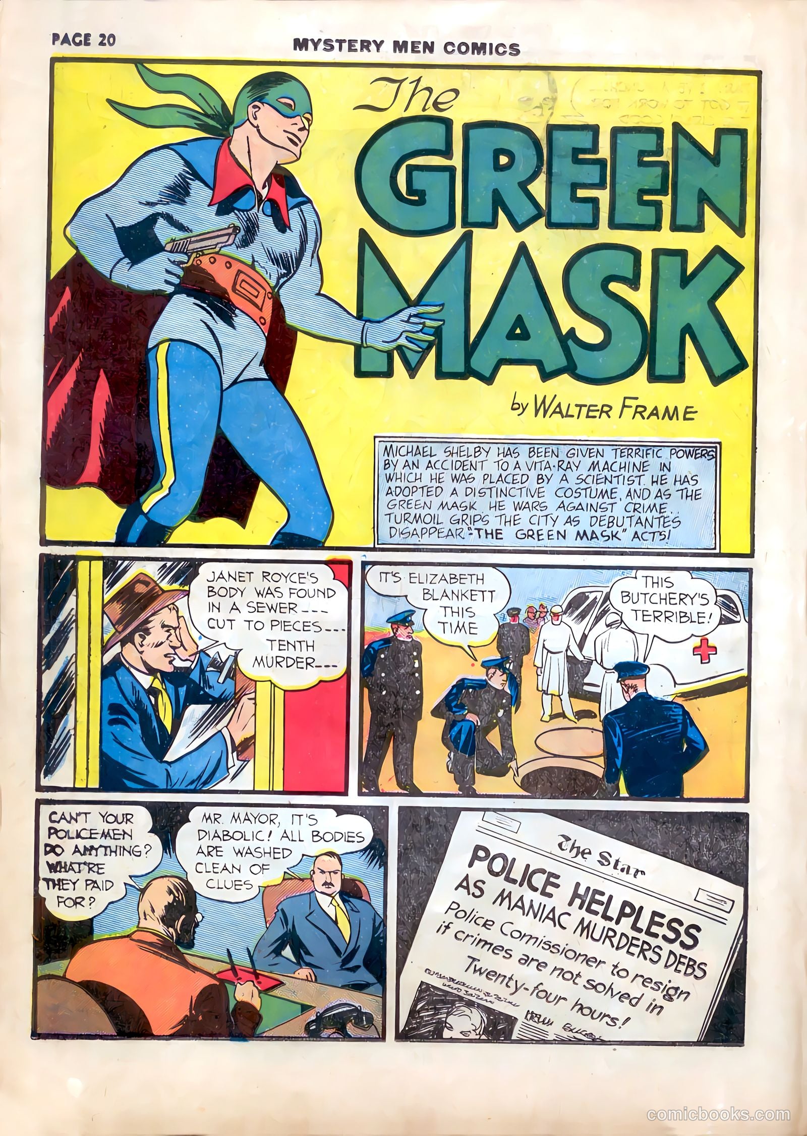 Mystery Men Comics #13 (1940) — page 24 of 68