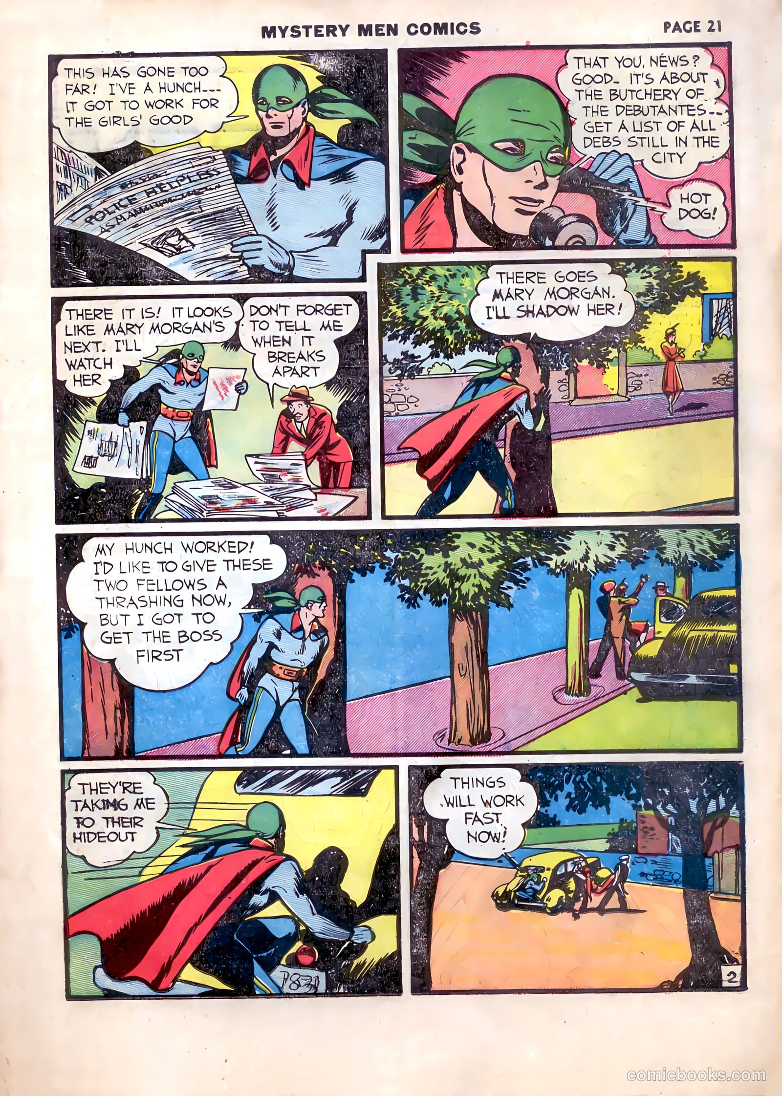 Mystery Men Comics #13 (1940) — page 25 of 68