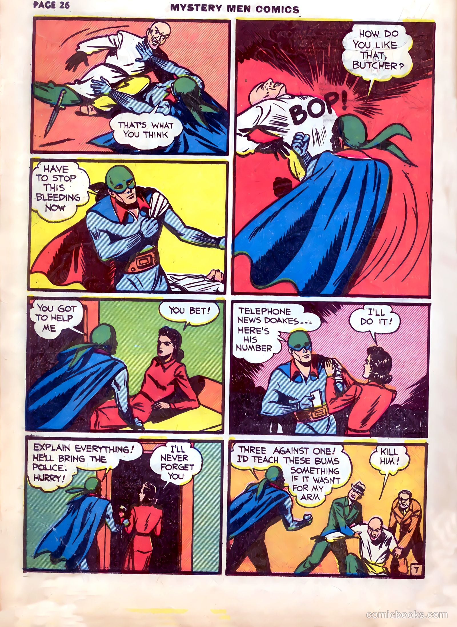 Mystery Men Comics #13 (1940) — page 30 of 68