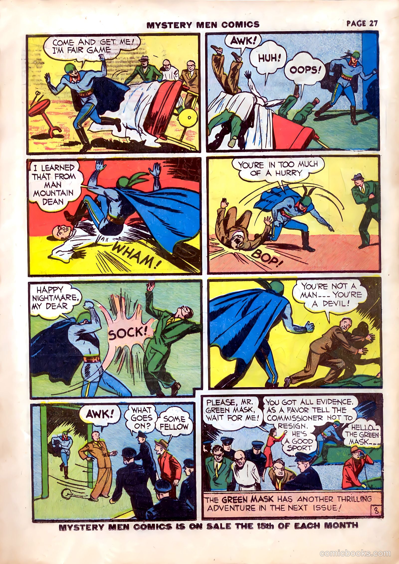 Mystery Men Comics #13 (1940) — page 31 of 68