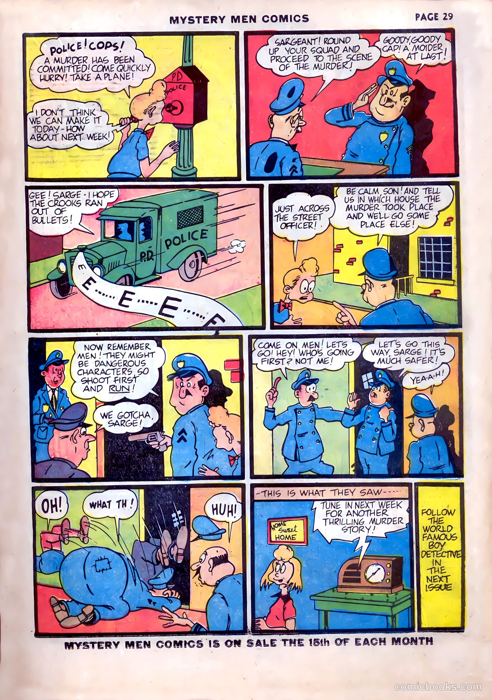 Mystery Men Comics #13 (1940) — page 33 of 68