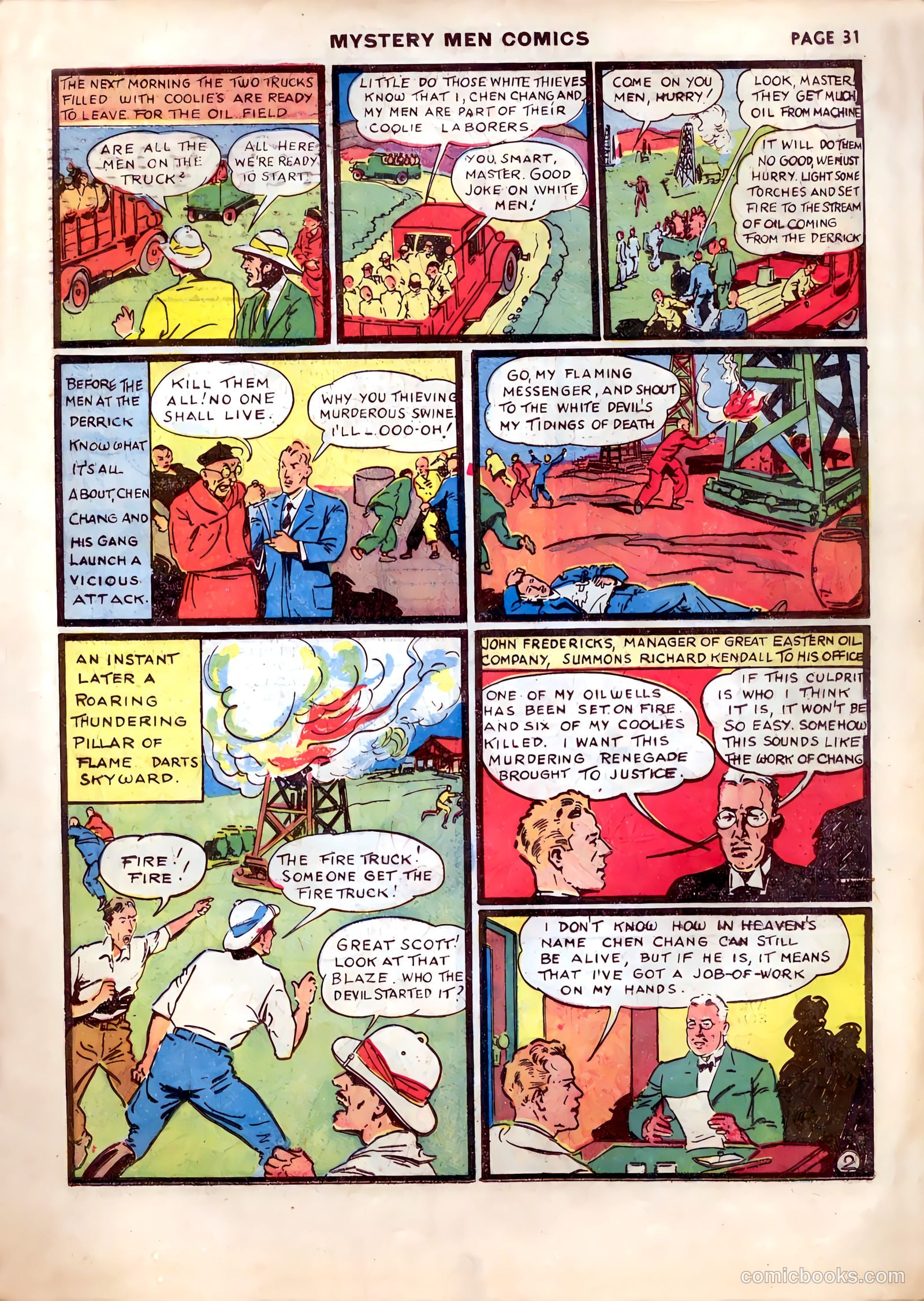 Mystery Men Comics #13 (1940) — page 35 of 68