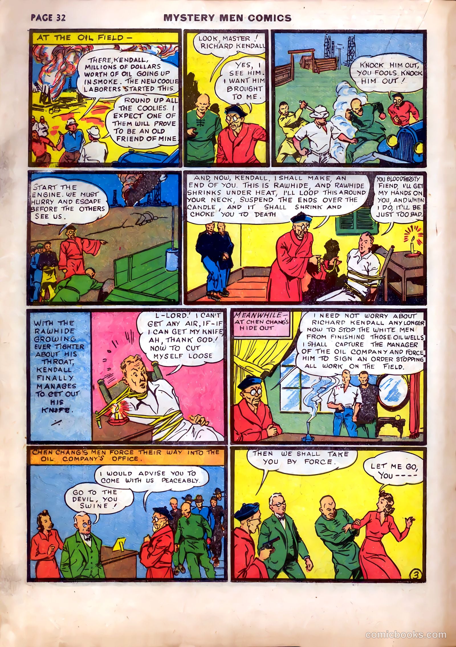 Mystery Men Comics #13 (1940) — page 36 of 68
