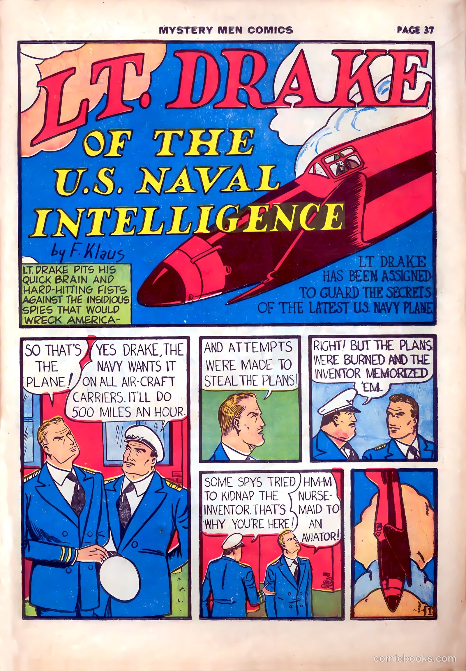 Mystery Men Comics #13 (1940) — page 41 of 68
