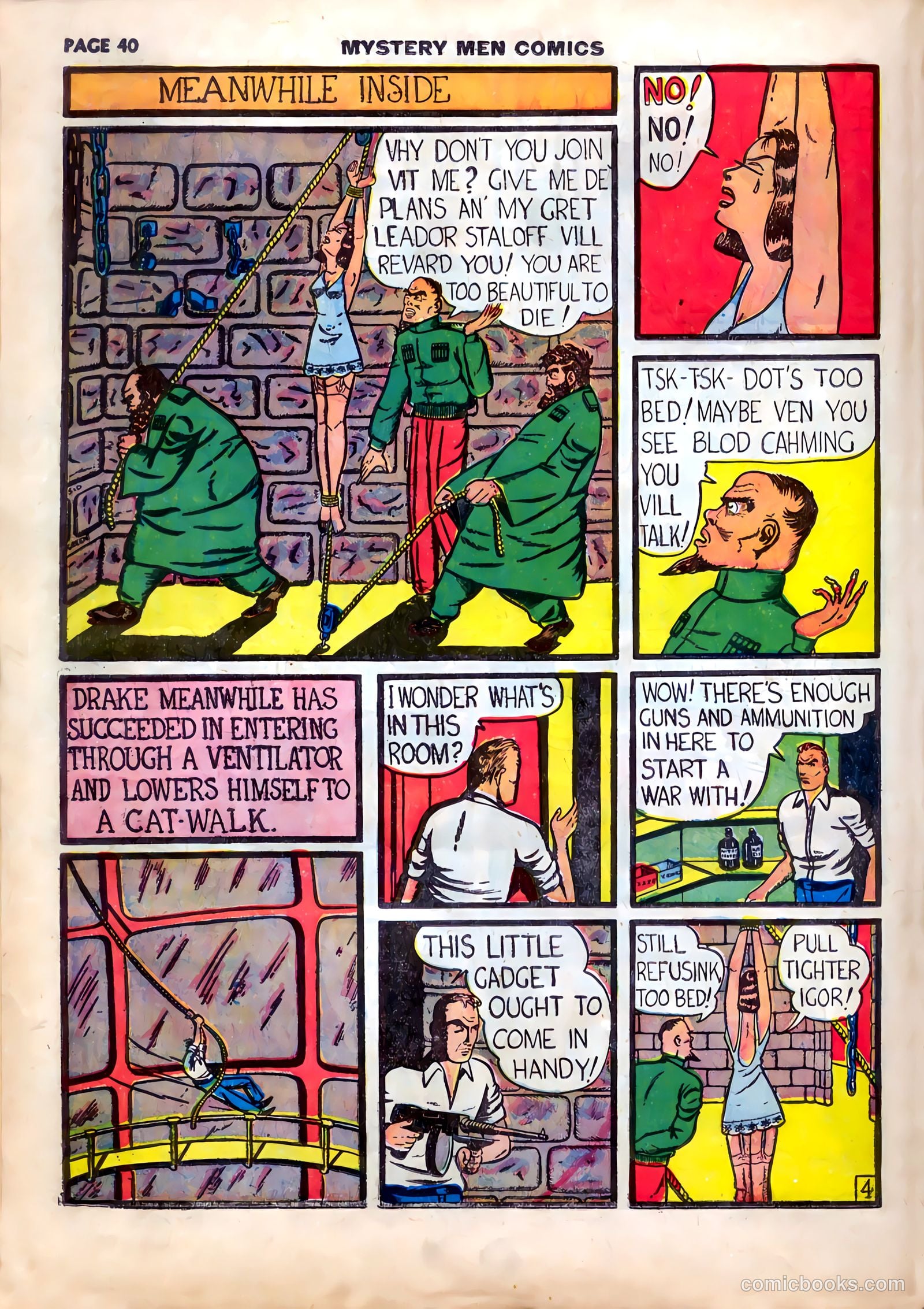 Mystery Men Comics #13 (1940) — page 44 of 68