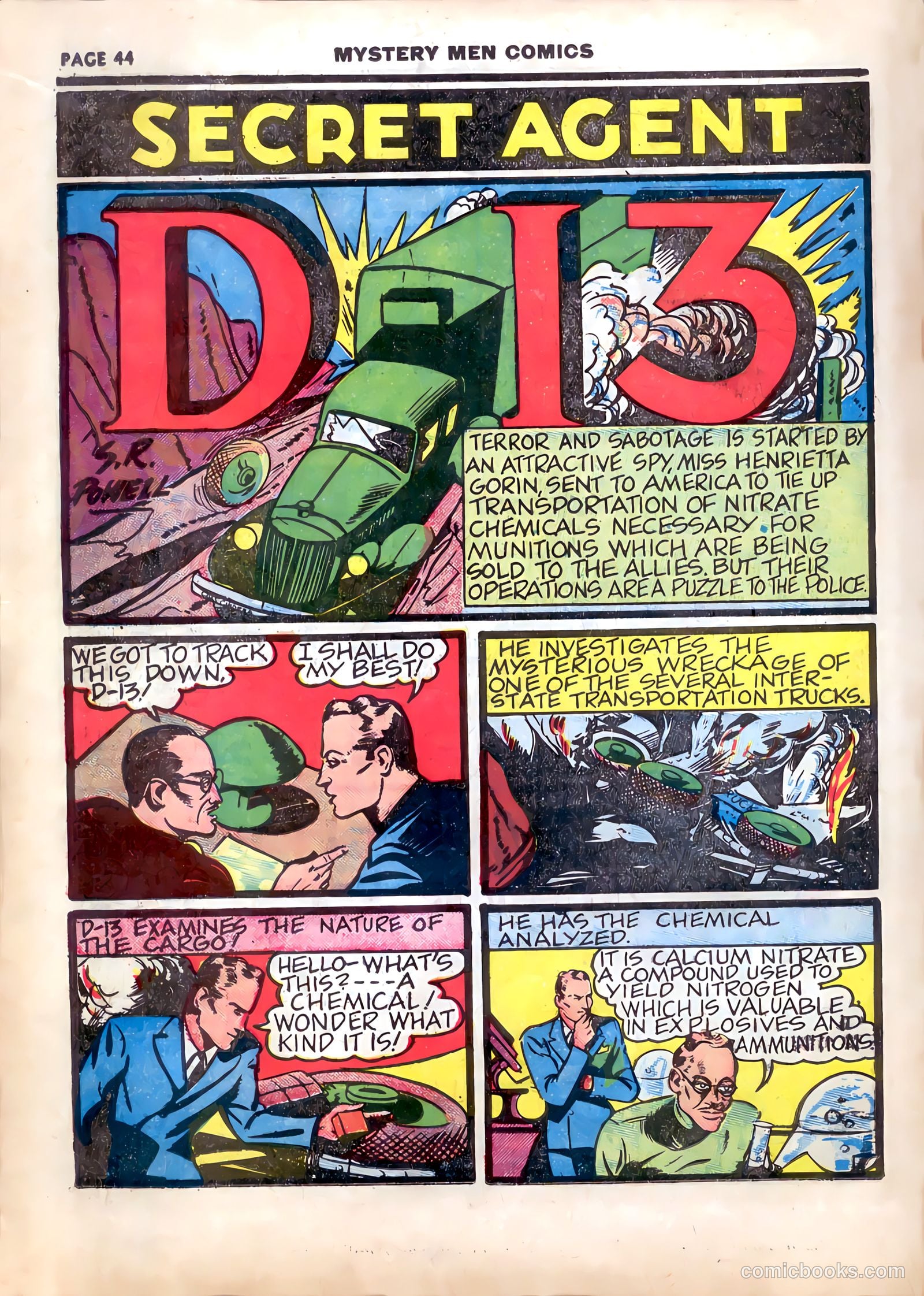 Mystery Men Comics #13 (1940) — page 48 of 68