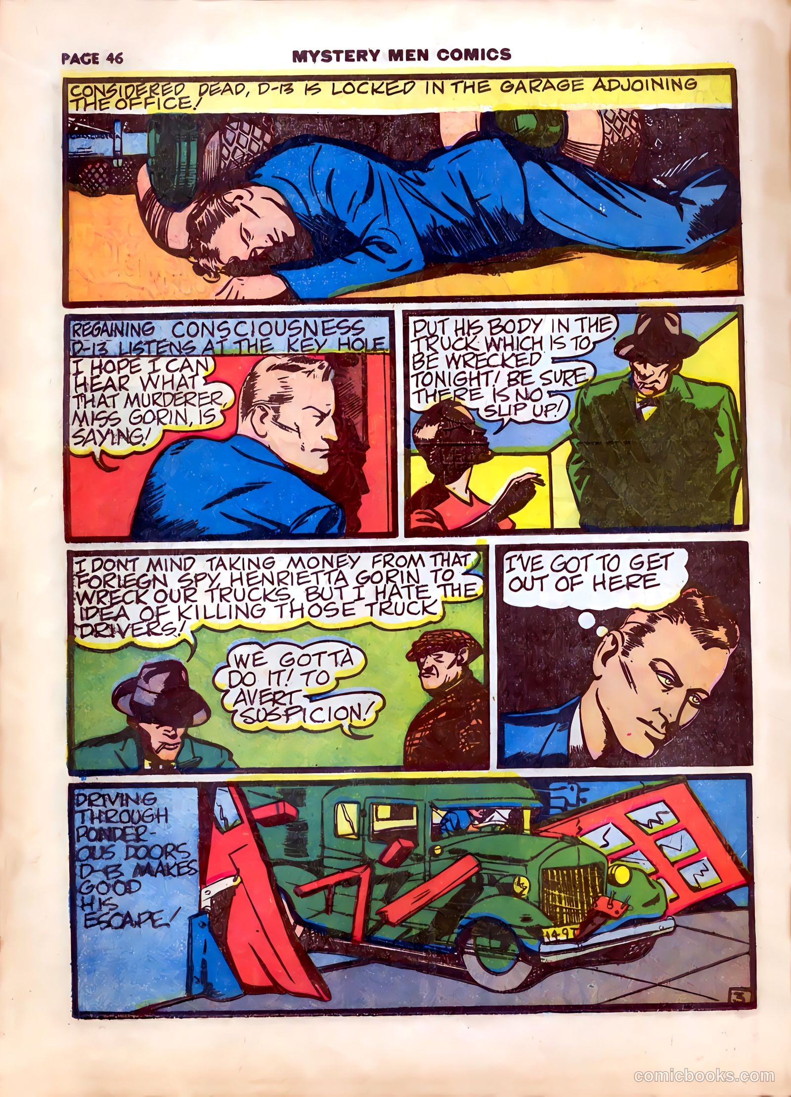 Mystery Men Comics #13 (1940) — page 50 of 68