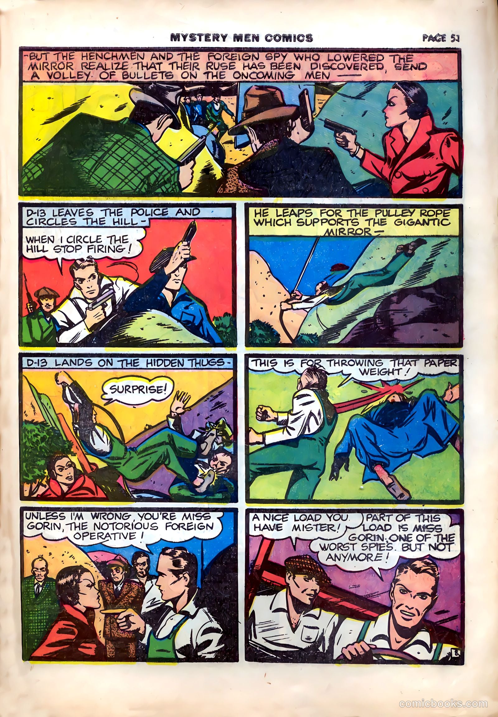 Mystery Men Comics #13 (1940) — page 55 of 68