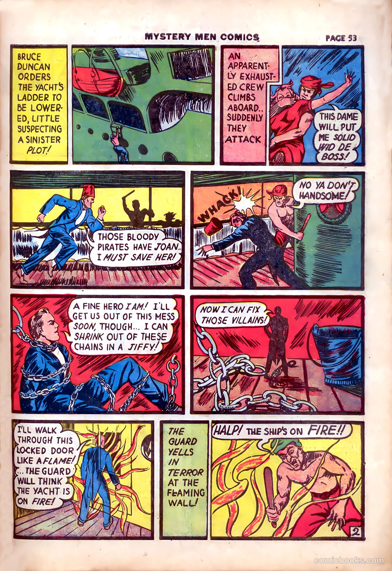 Mystery Men Comics #13 (1940) — page 57 of 68