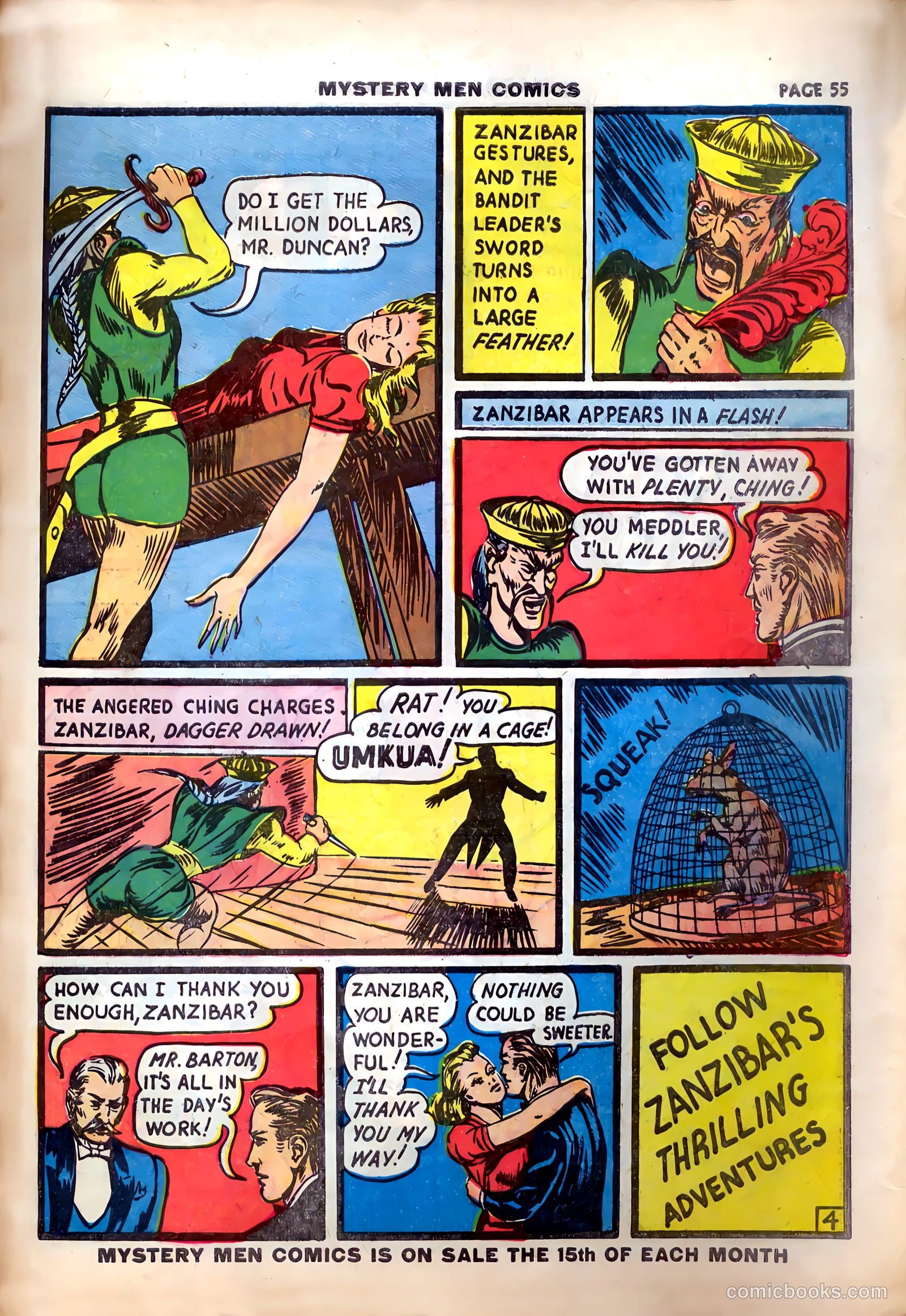 Mystery Men Comics #13 (1940) — page 59 of 68