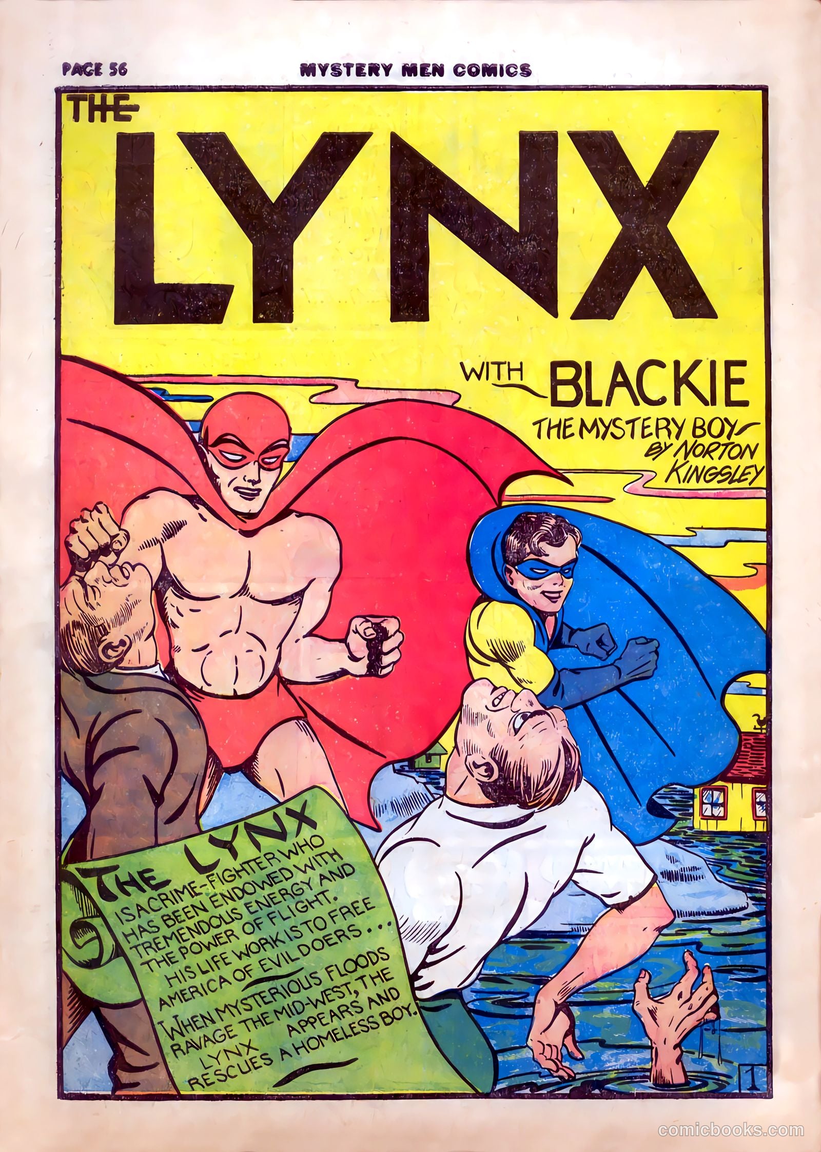 Mystery Men Comics #13 (1940) — page 60 of 68