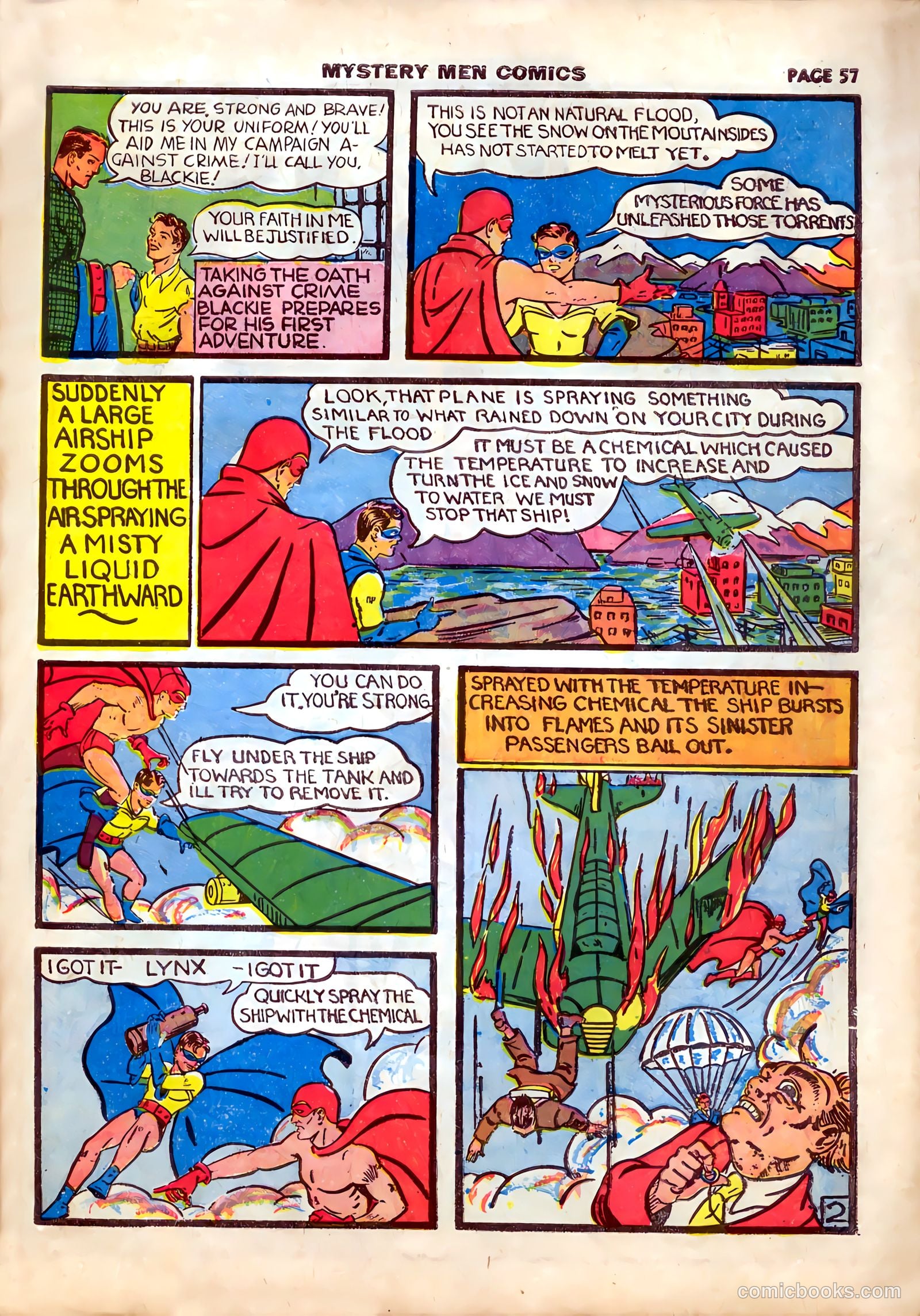 Mystery Men Comics #13 (1940) — page 61 of 68
