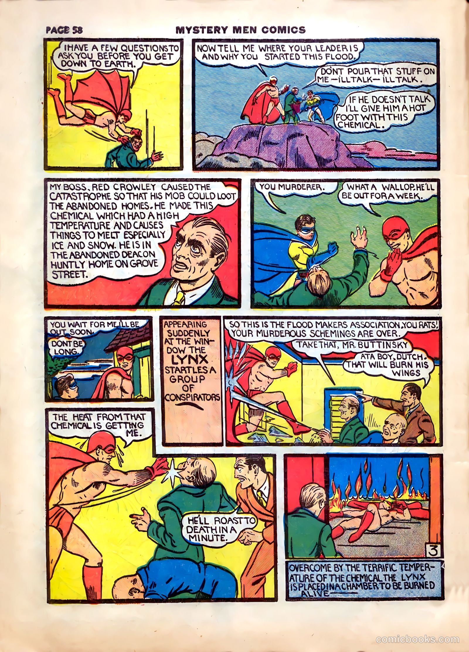 Mystery Men Comics #13 (1940) — page 62 of 68