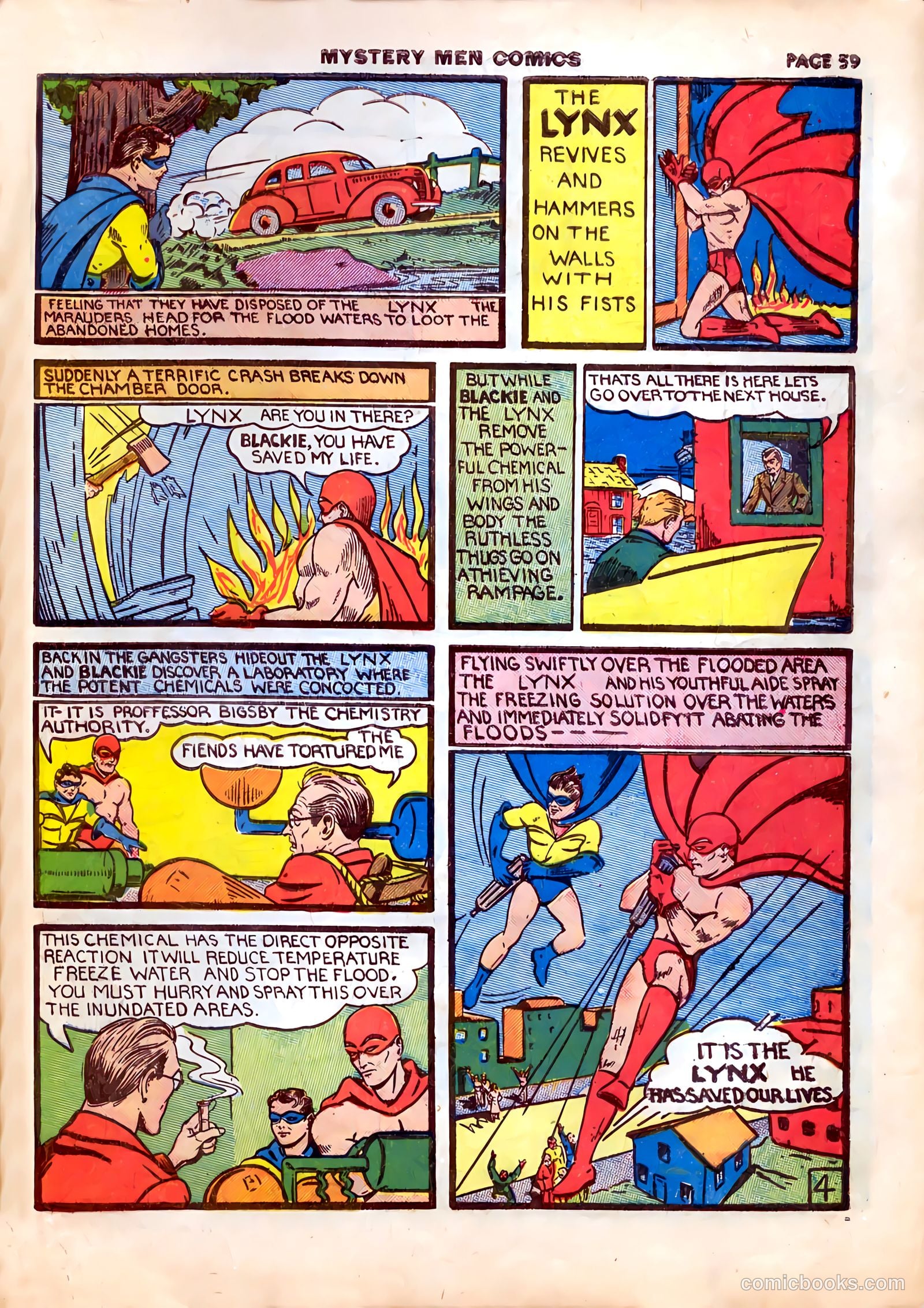 Mystery Men Comics #13 (1940) — page 63 of 68