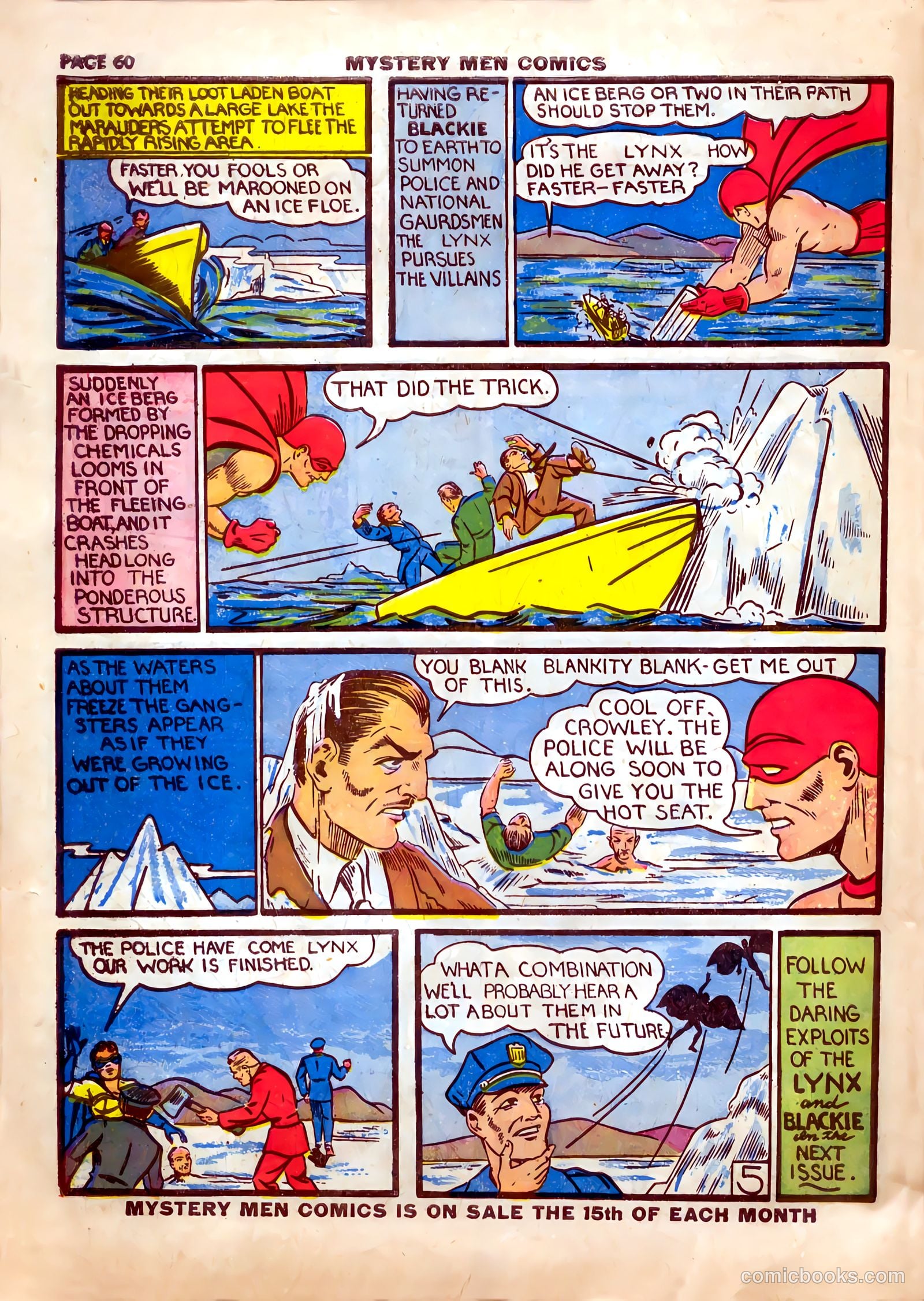 Mystery Men Comics #13 (1940) — page 64 of 68