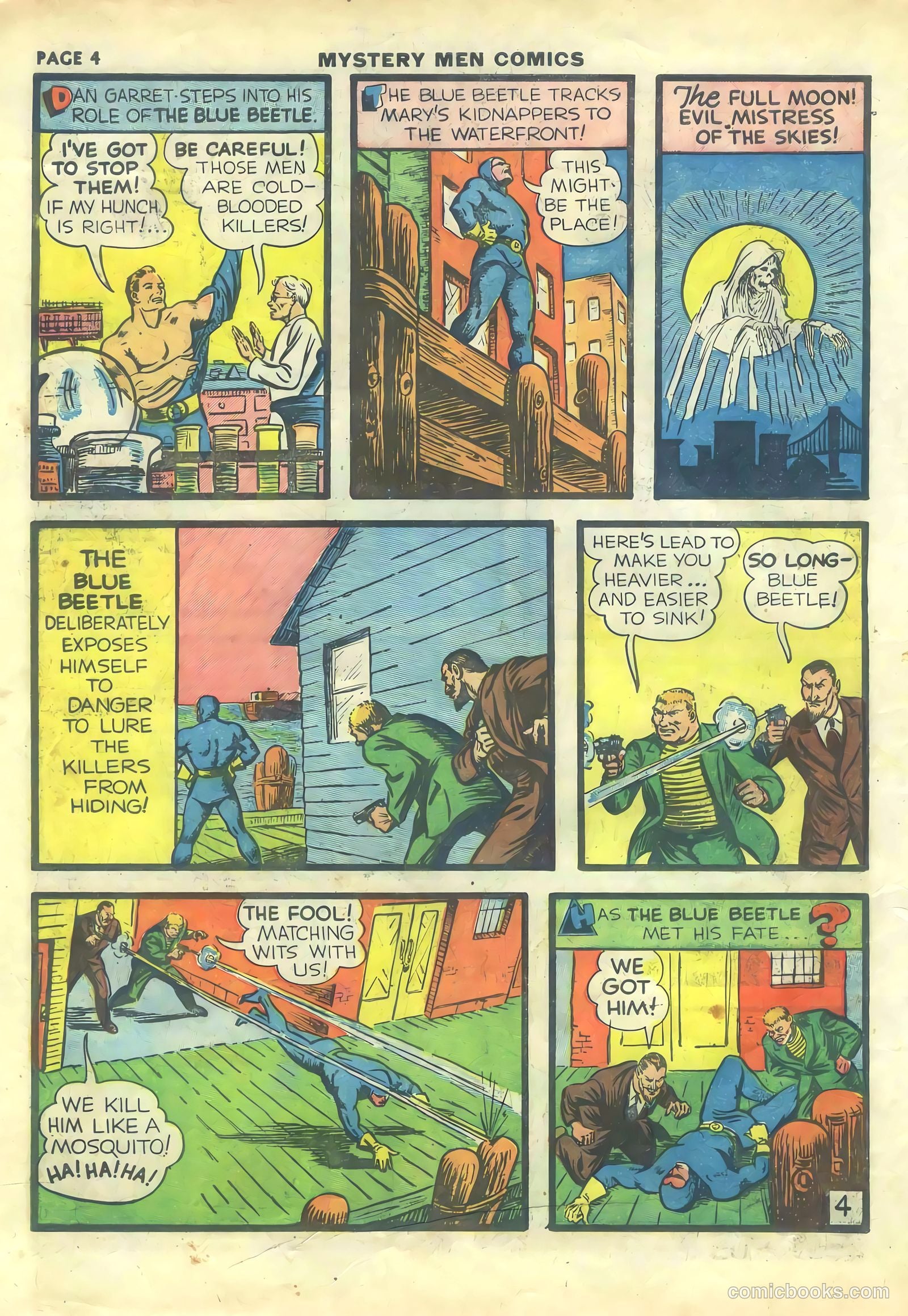 Mystery Men Comics #14 (1940) — page 6 of 68