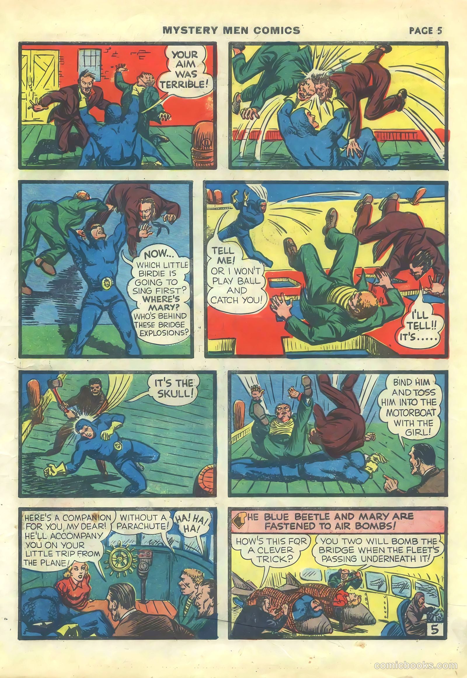 Mystery Men Comics #14 (1940) — page 7 of 68