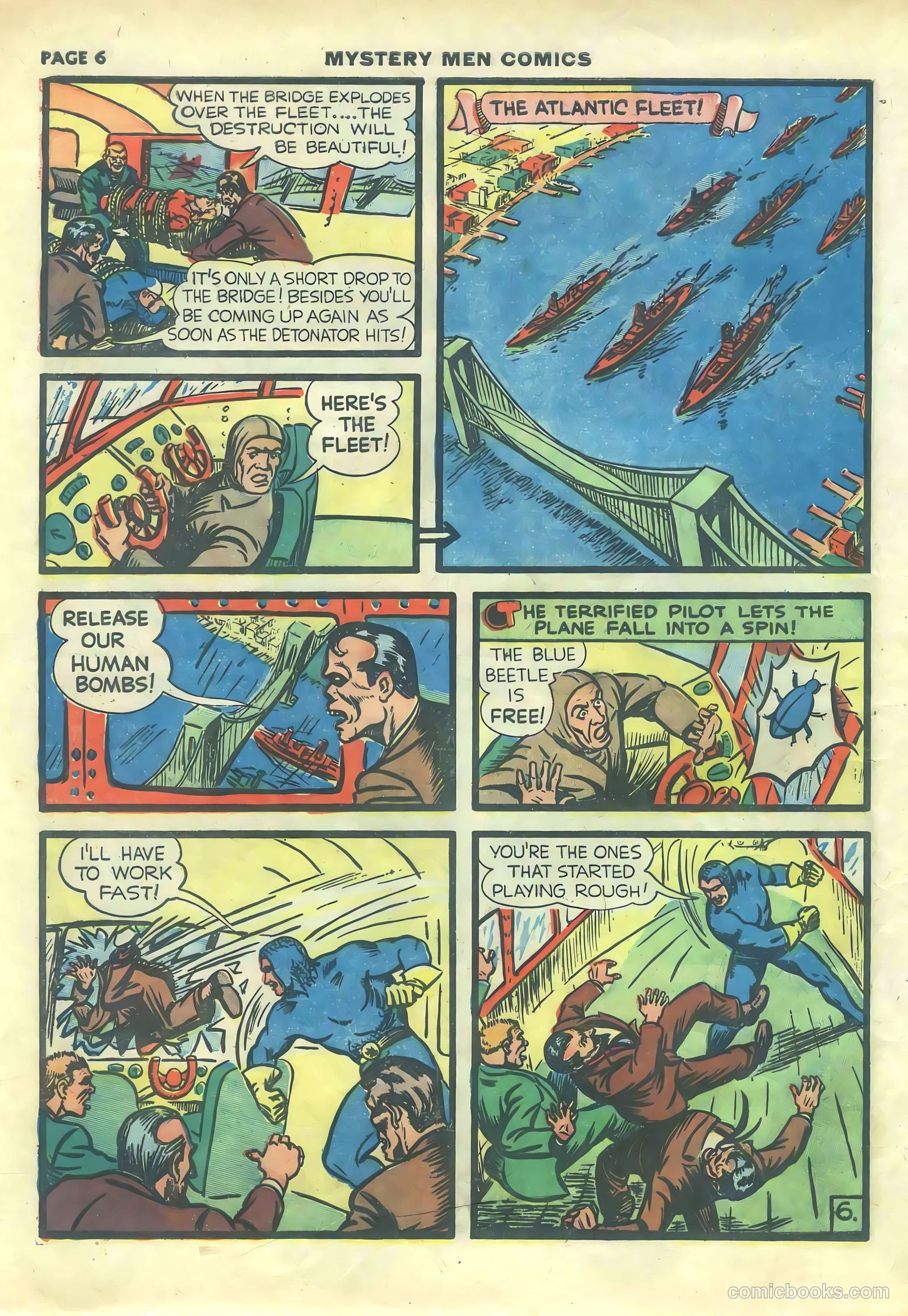 Mystery Men Comics #14 (1940) — page 8 of 68