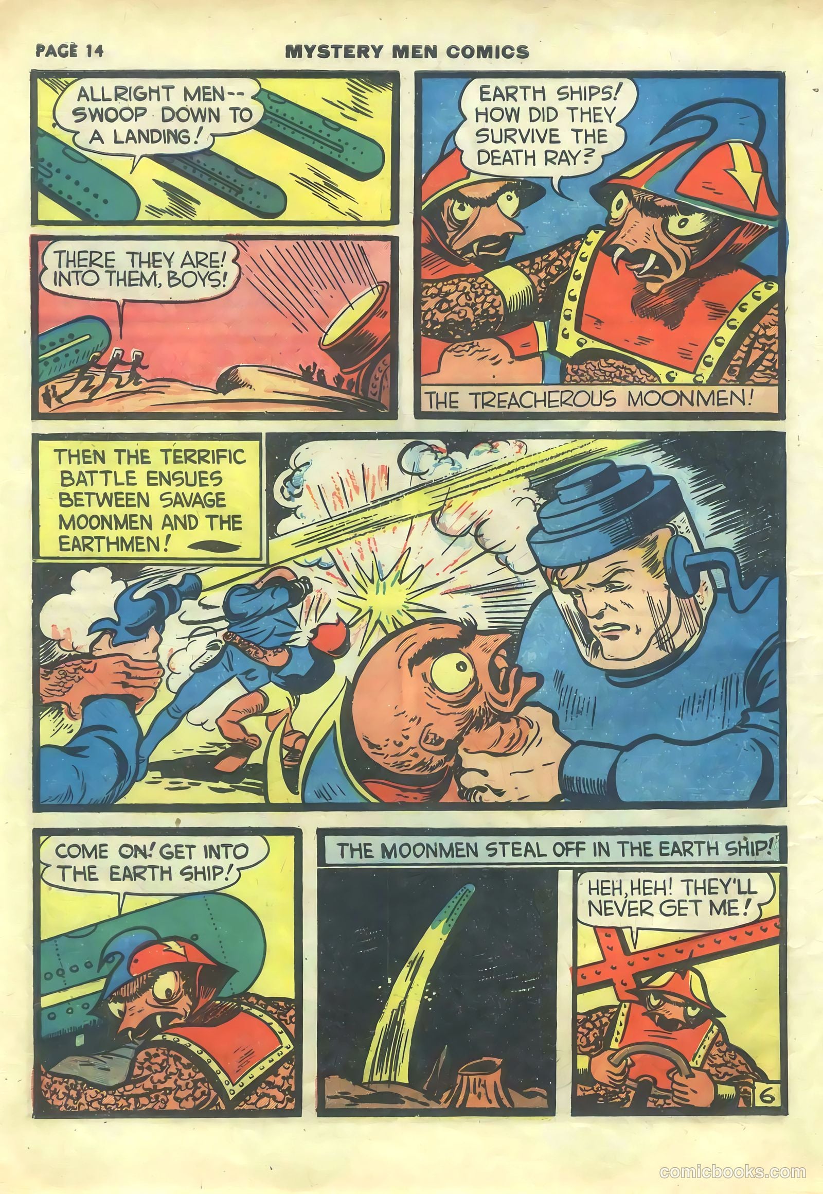 Mystery Men Comics #14 (1940) — page 16 of 68