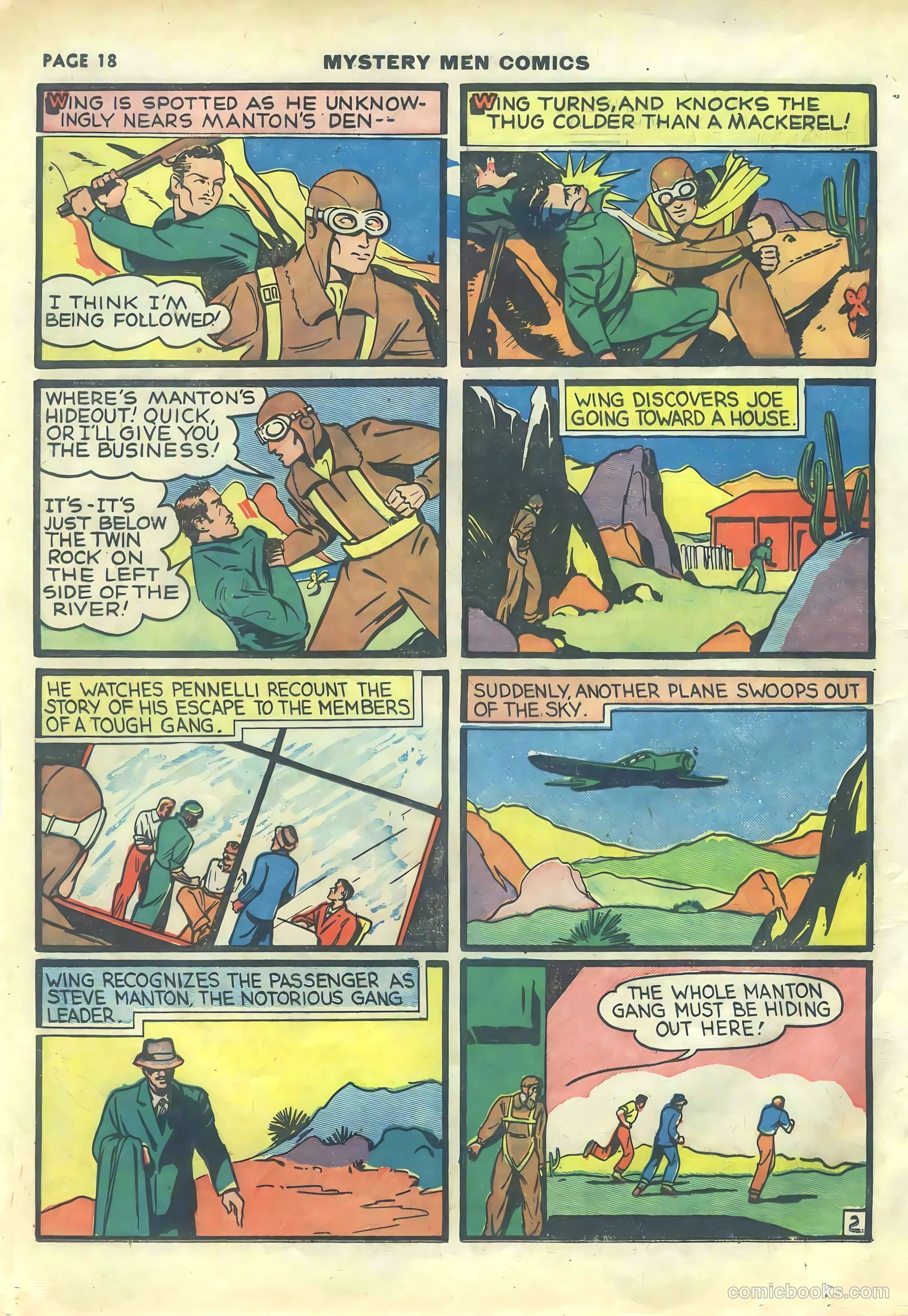 Mystery Men Comics #14 (1940) — page 20 of 68