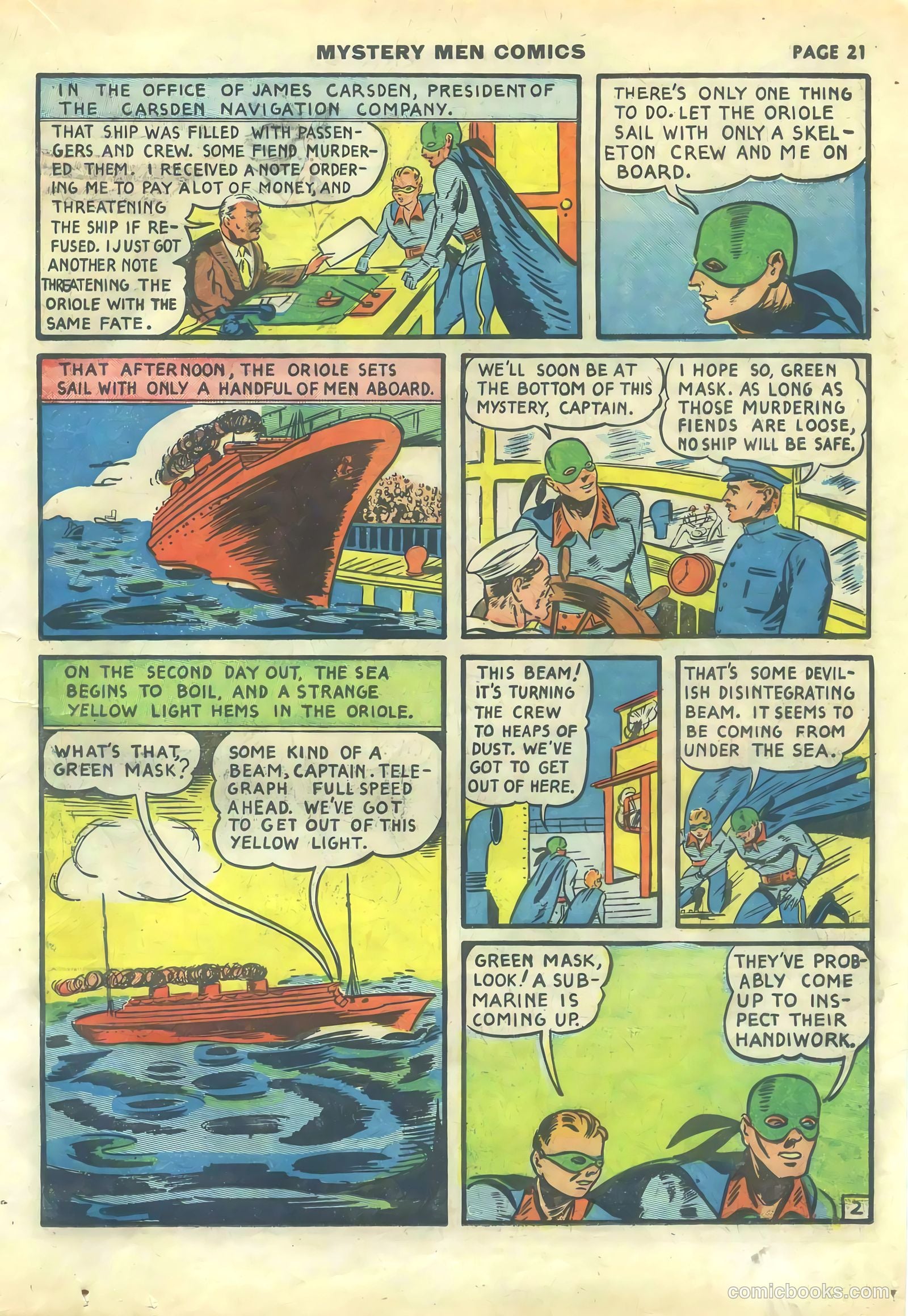 Mystery Men Comics #14 (1940) — page 23 of 68