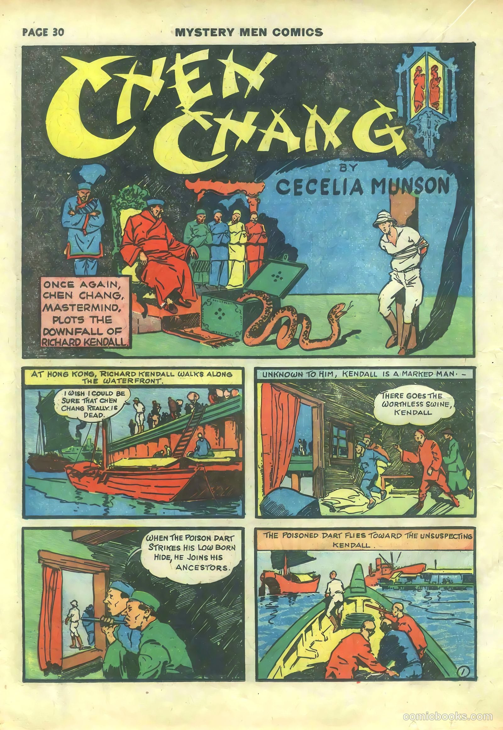 Mystery Men Comics #14 (1940) — page 32 of 68