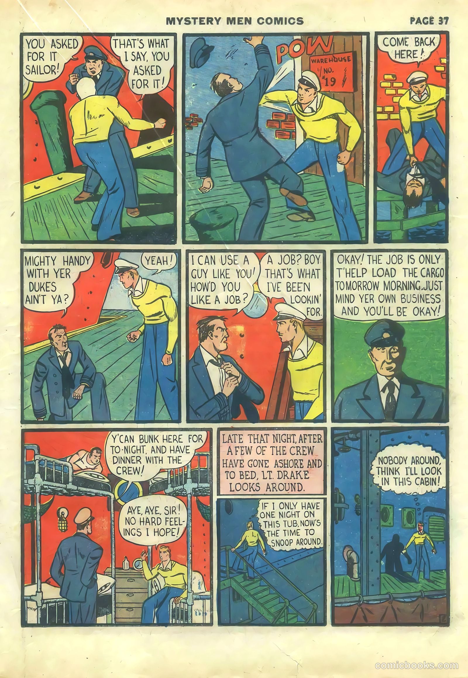 Mystery Men Comics #14 (1940) — page 39 of 68