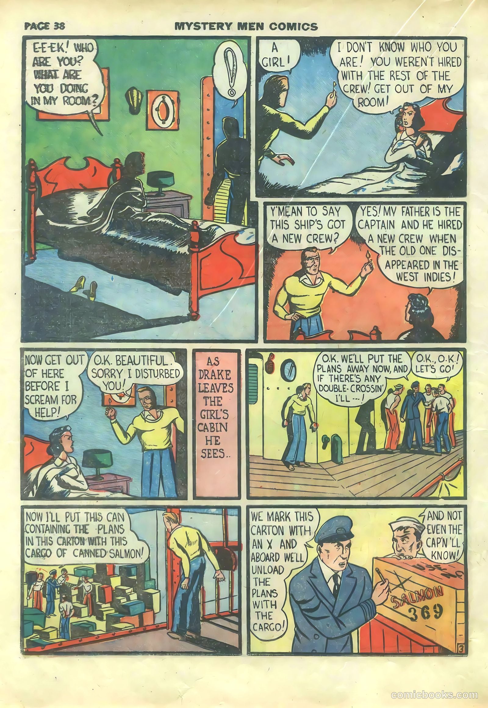 Mystery Men Comics #14 (1940) — page 40 of 68