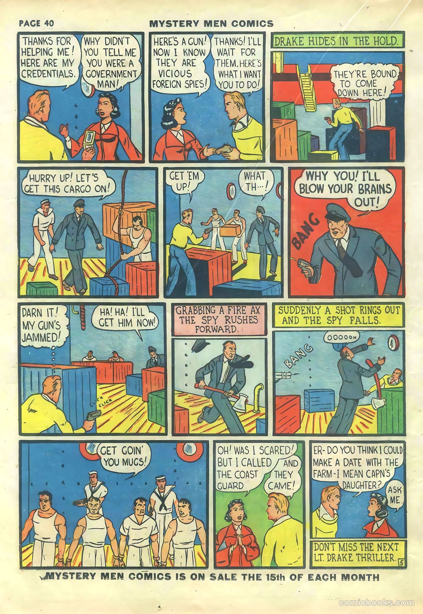 Mystery Men Comics #14 (1940) — page 42 of 68