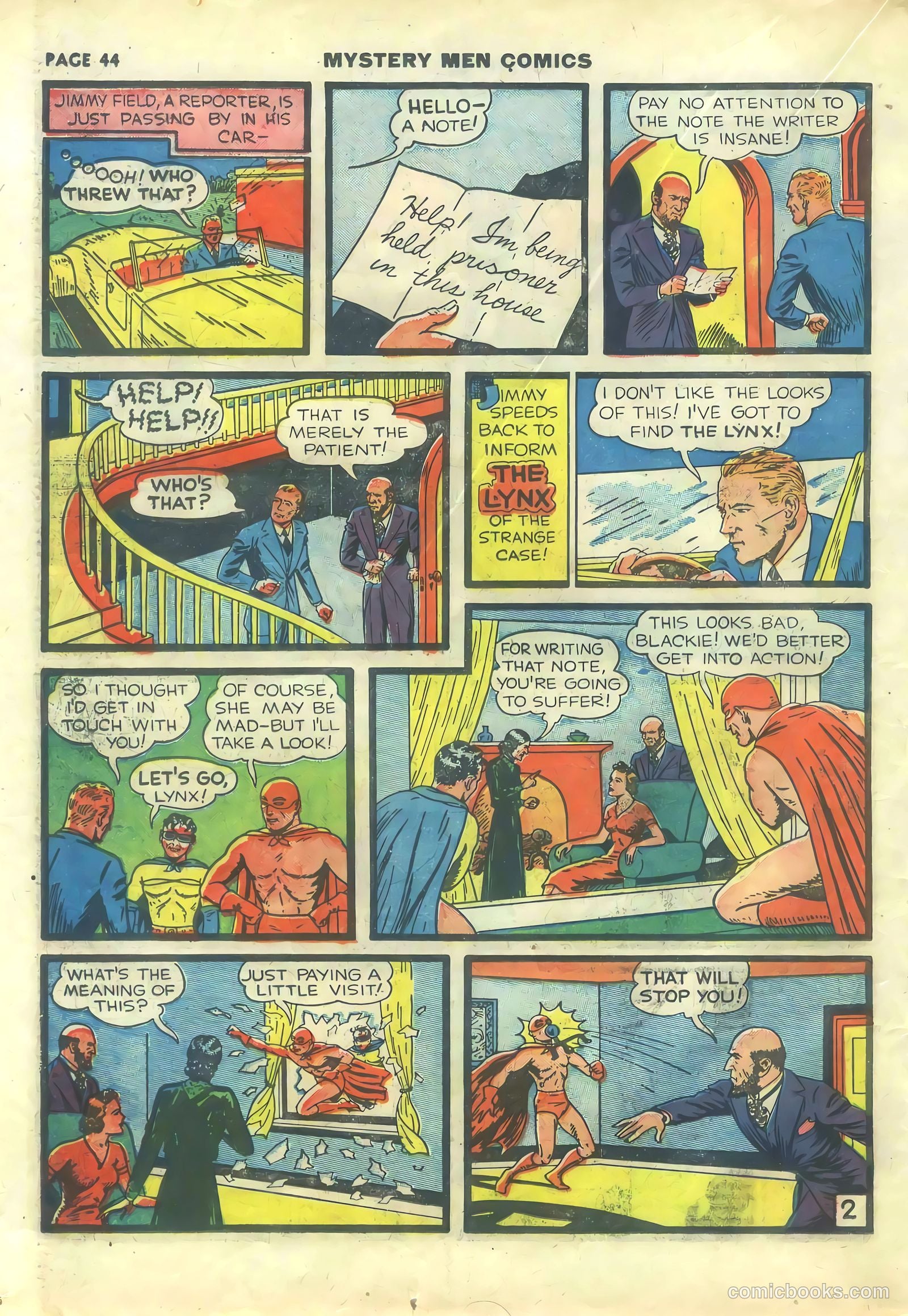 Mystery Men Comics #14 (1940) — page 46 of 68