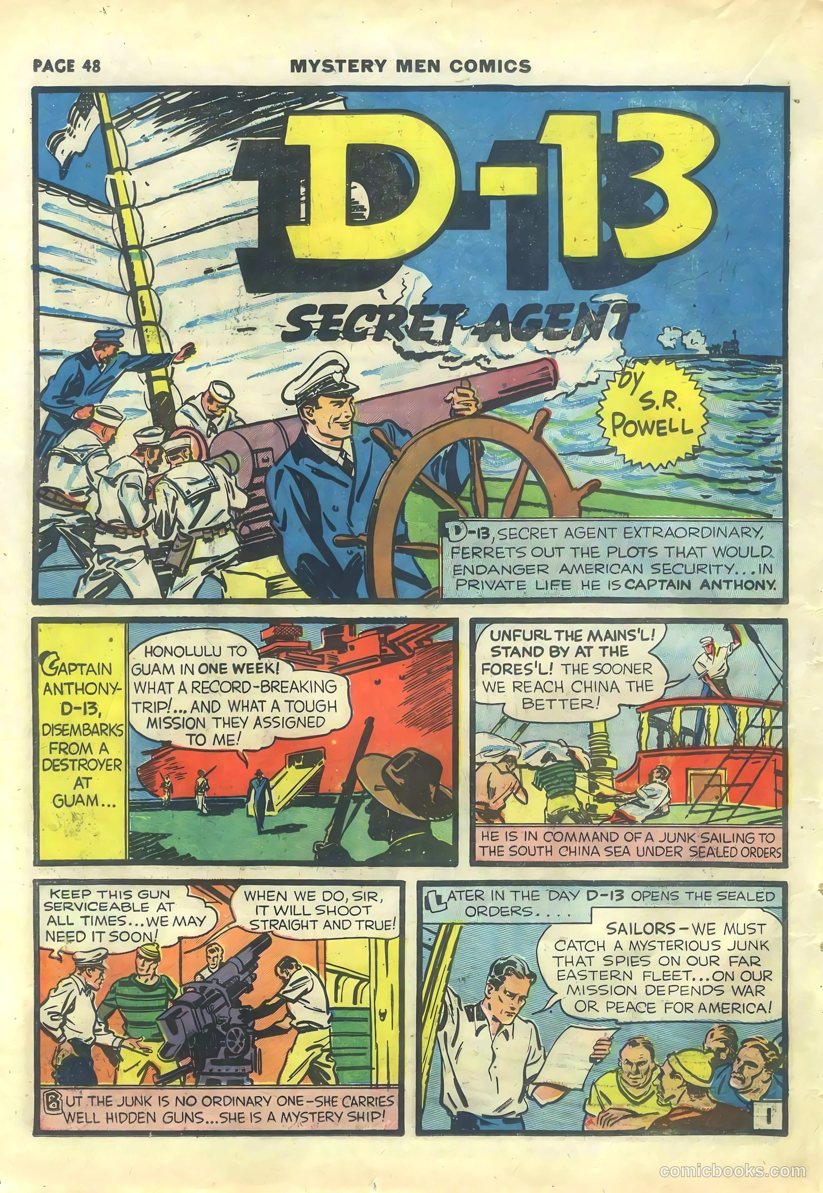 Mystery Men Comics #14 (1940) — page 50 of 68