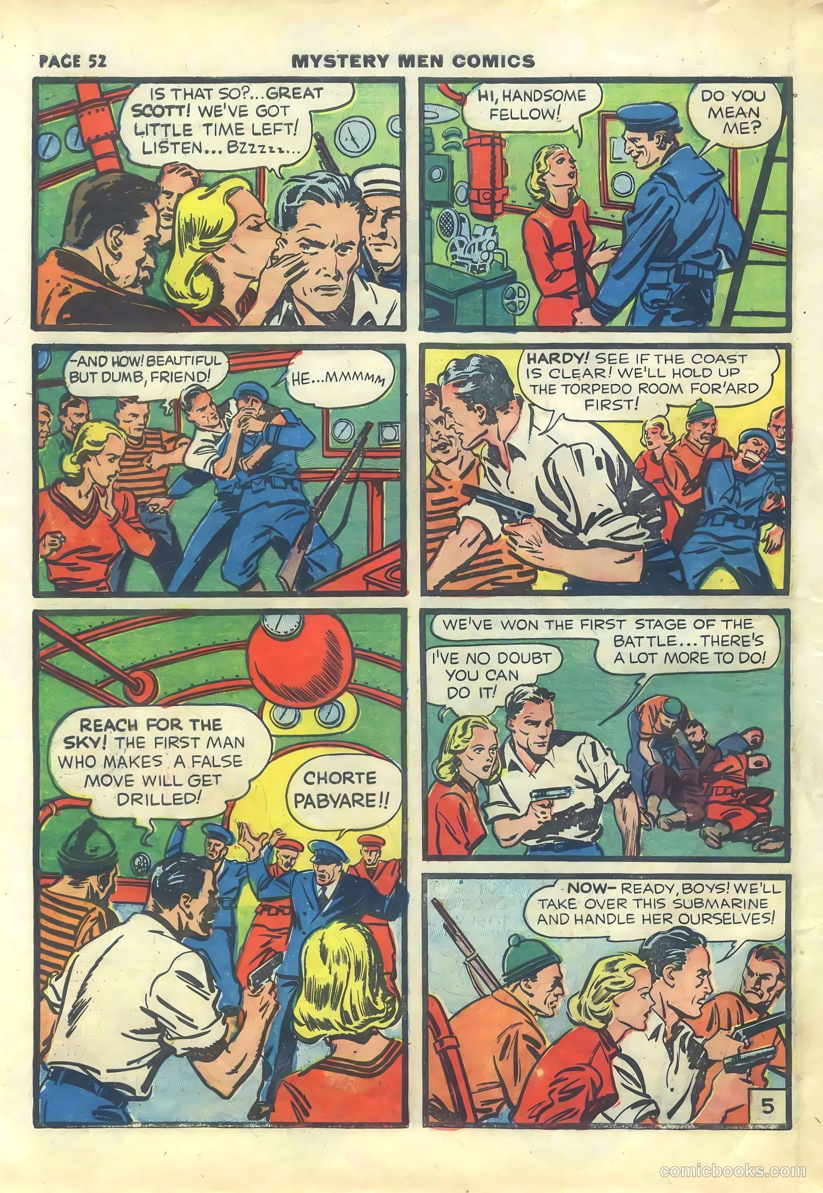 Mystery Men Comics #14 (1940) — page 54 of 68