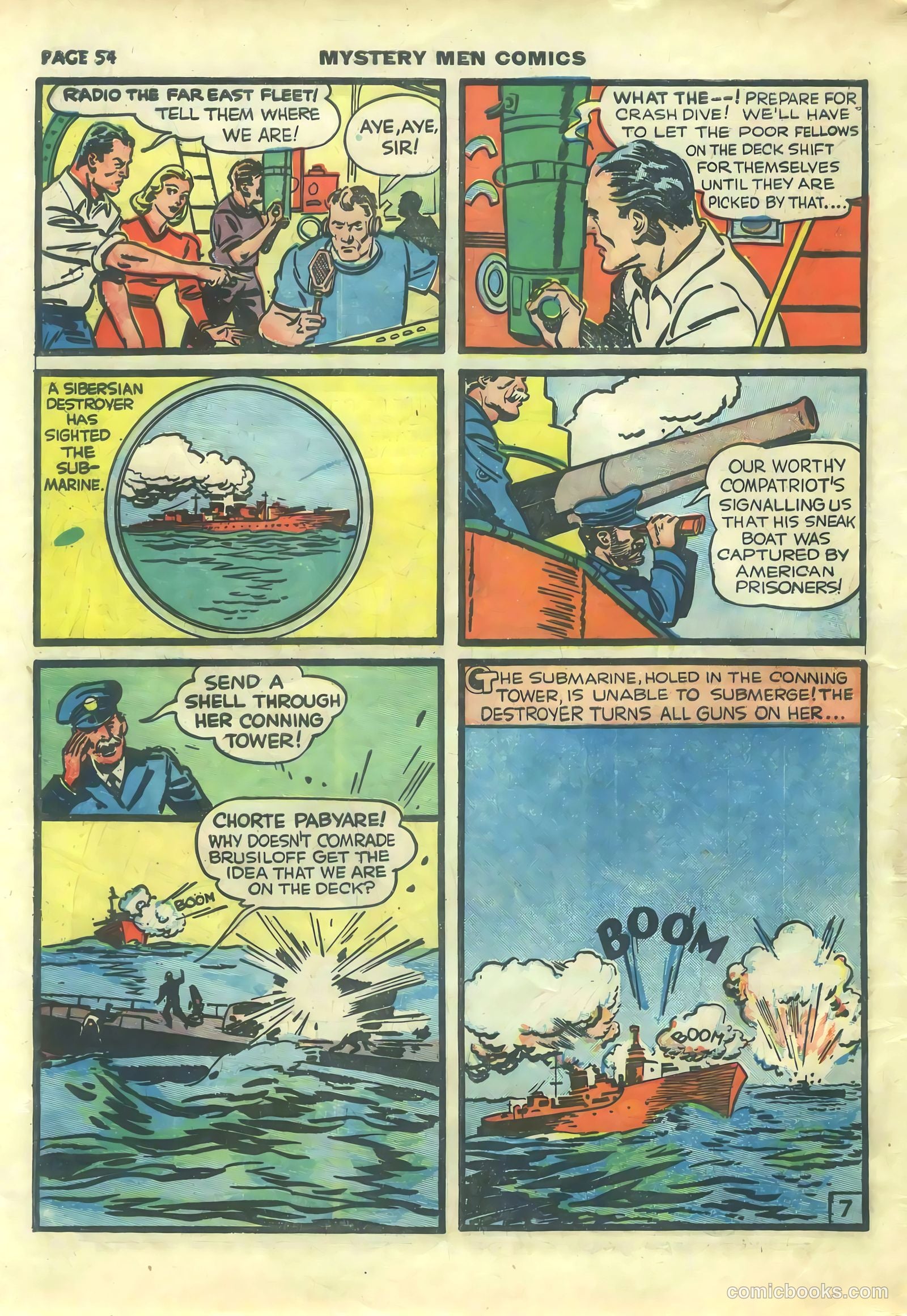 Mystery Men Comics #14 (1940) — page 56 of 68