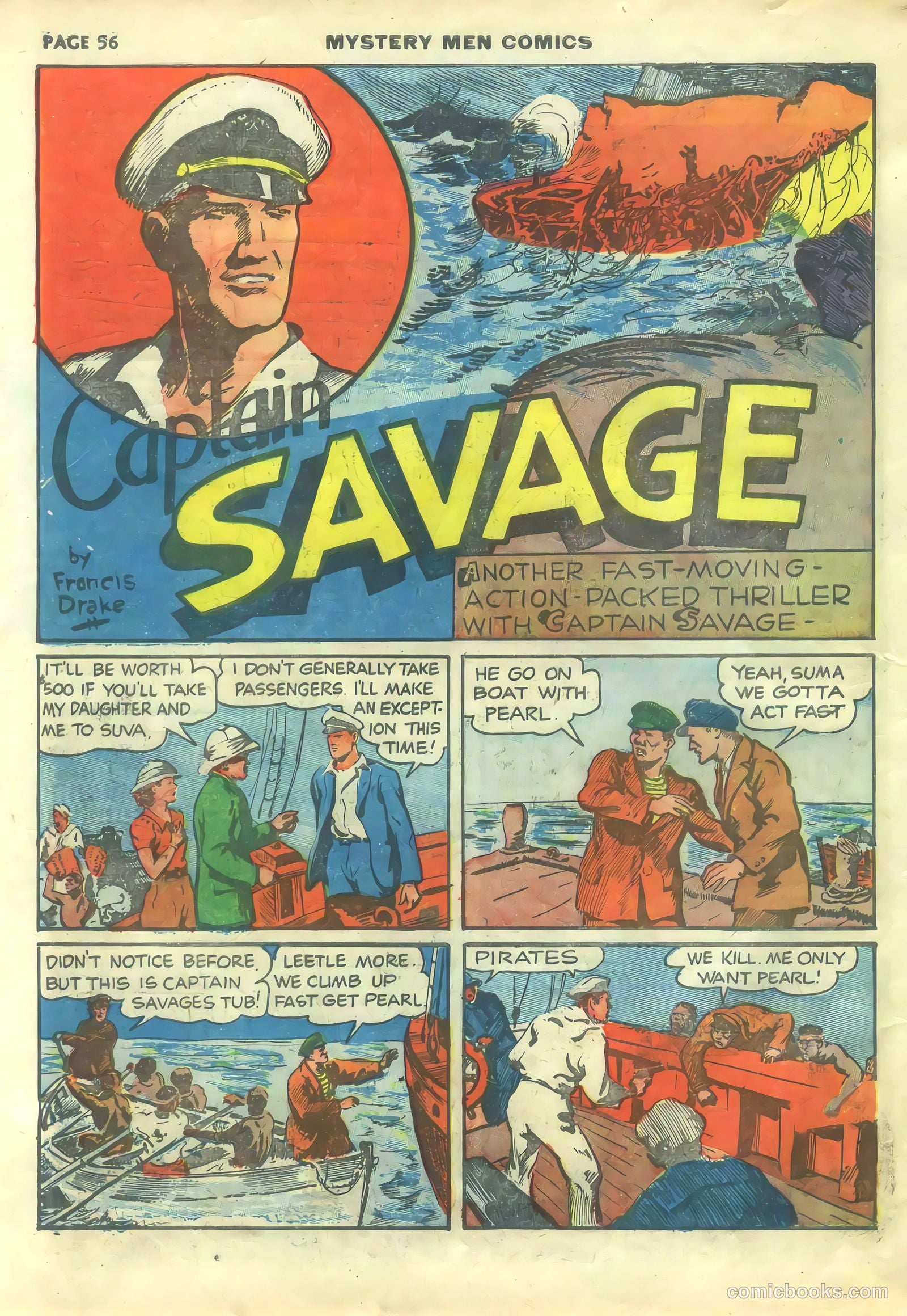 Mystery Men Comics #14 (1940) — page 58 of 68