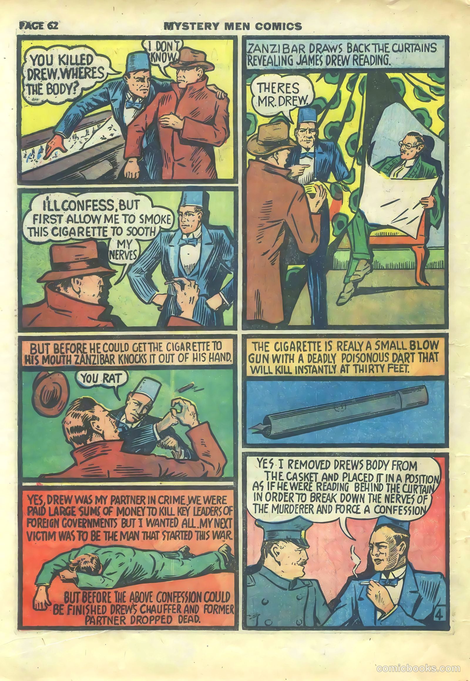 Mystery Men Comics #14 (1940) — page 64 of 68