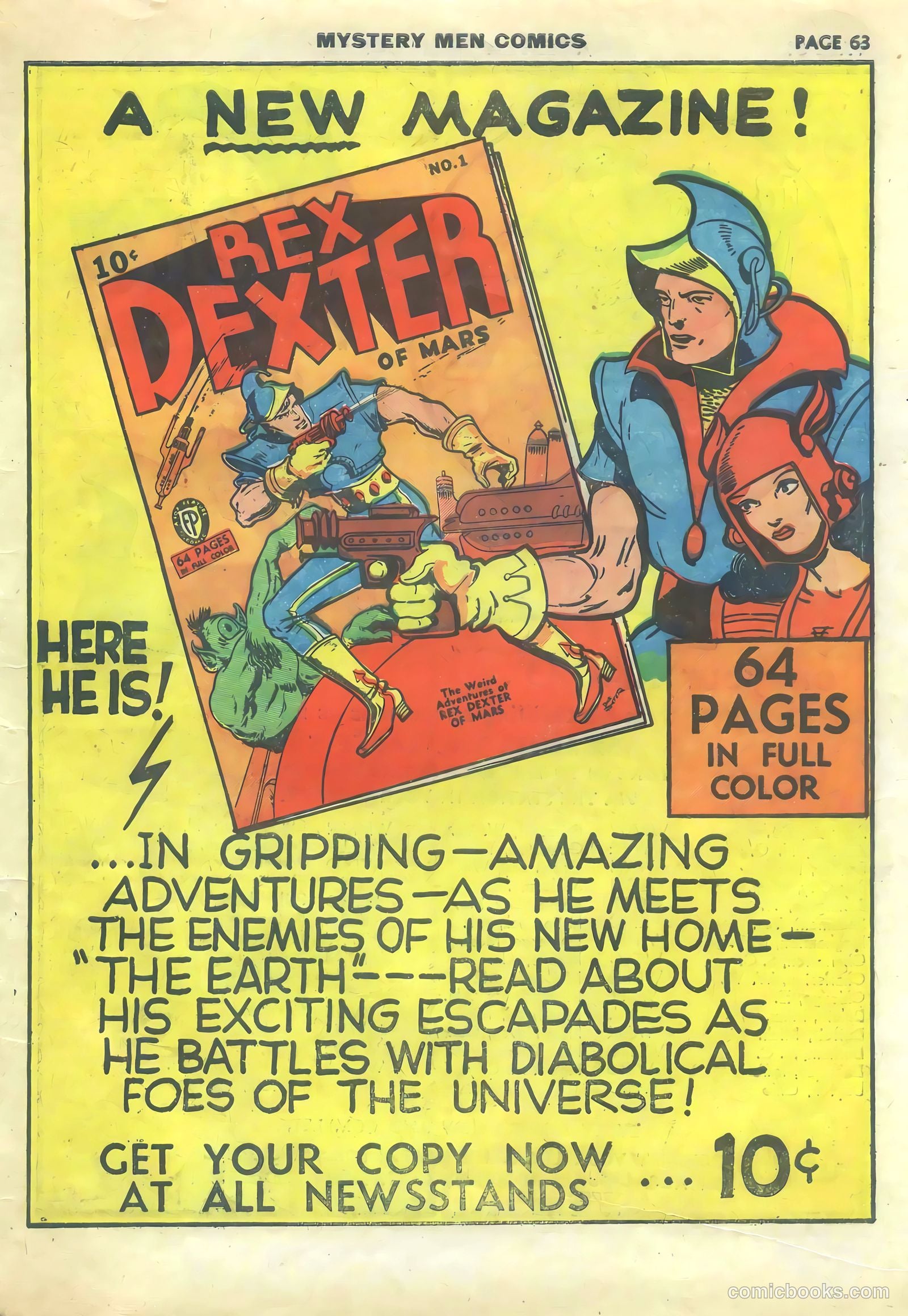 Mystery Men Comics #14 (1940) — page 65 of 68